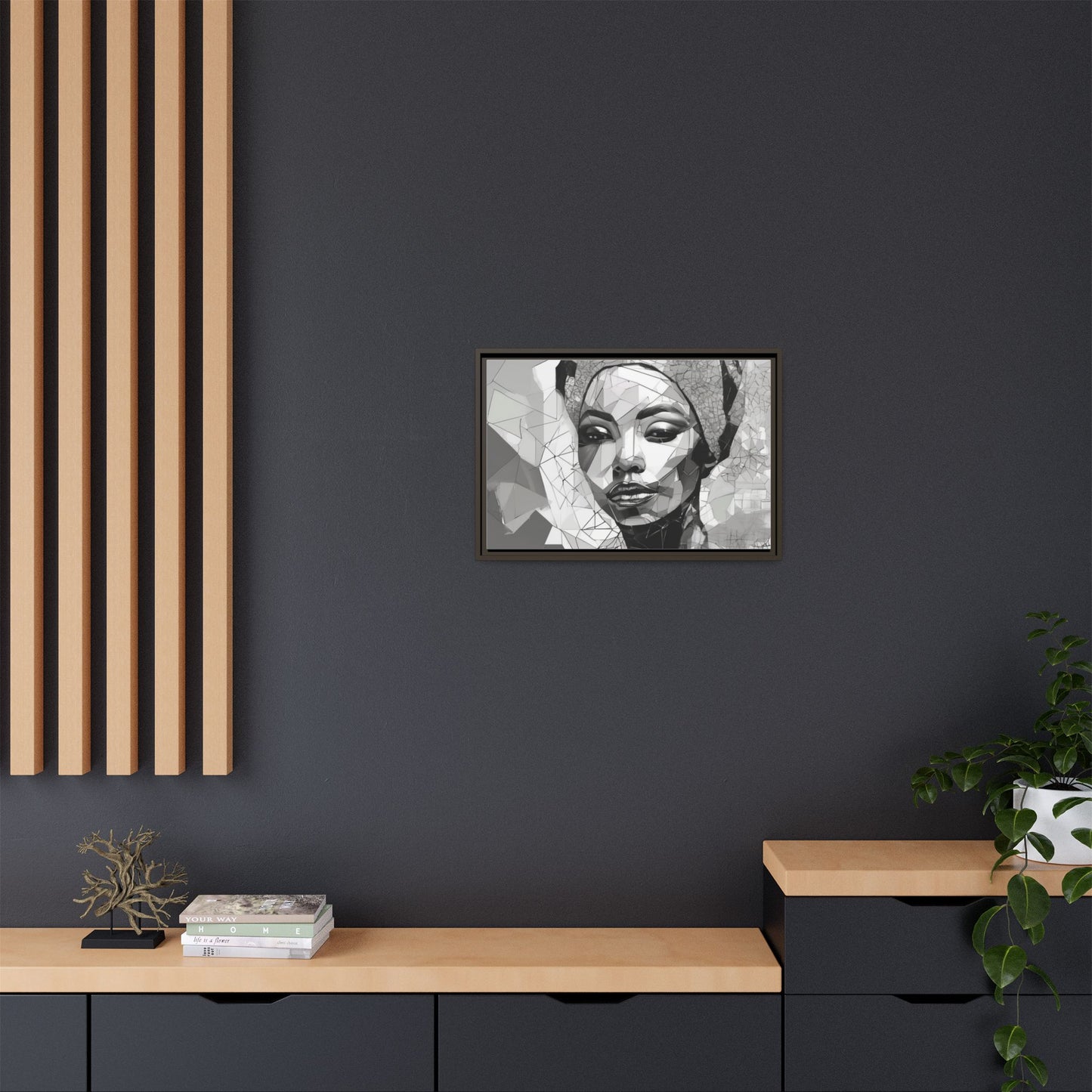 Fractured Grace: Portrait in Prism