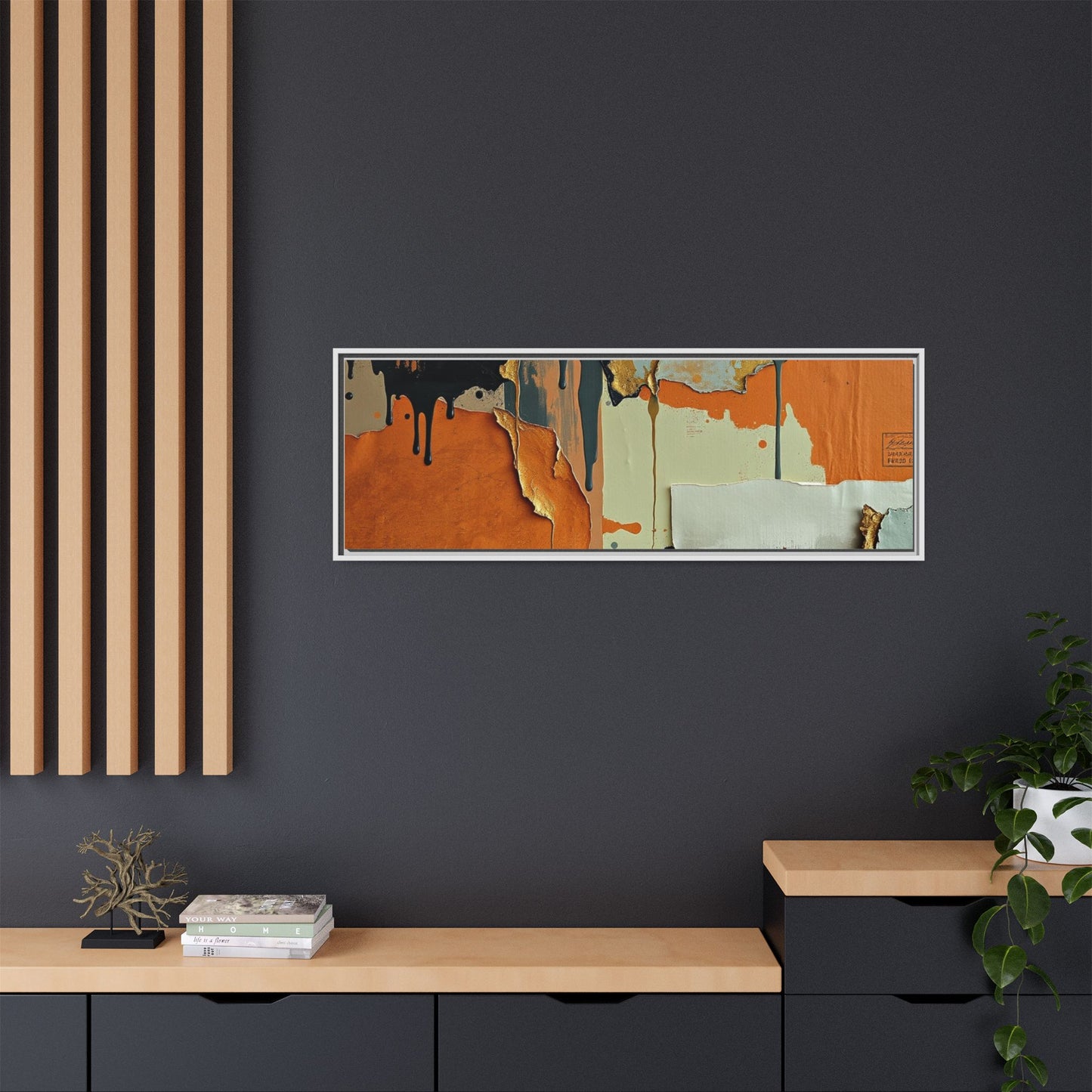 Matte Canvas, Framed (Multi-color)