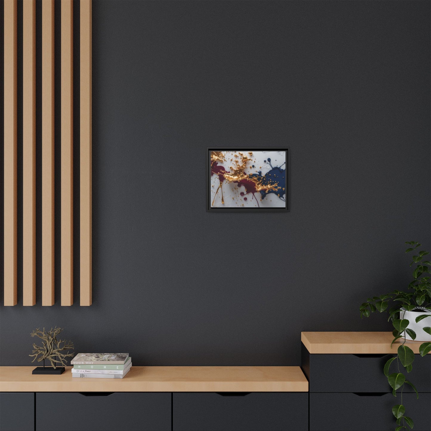 Matte Canvas, Framed (Multi-color)