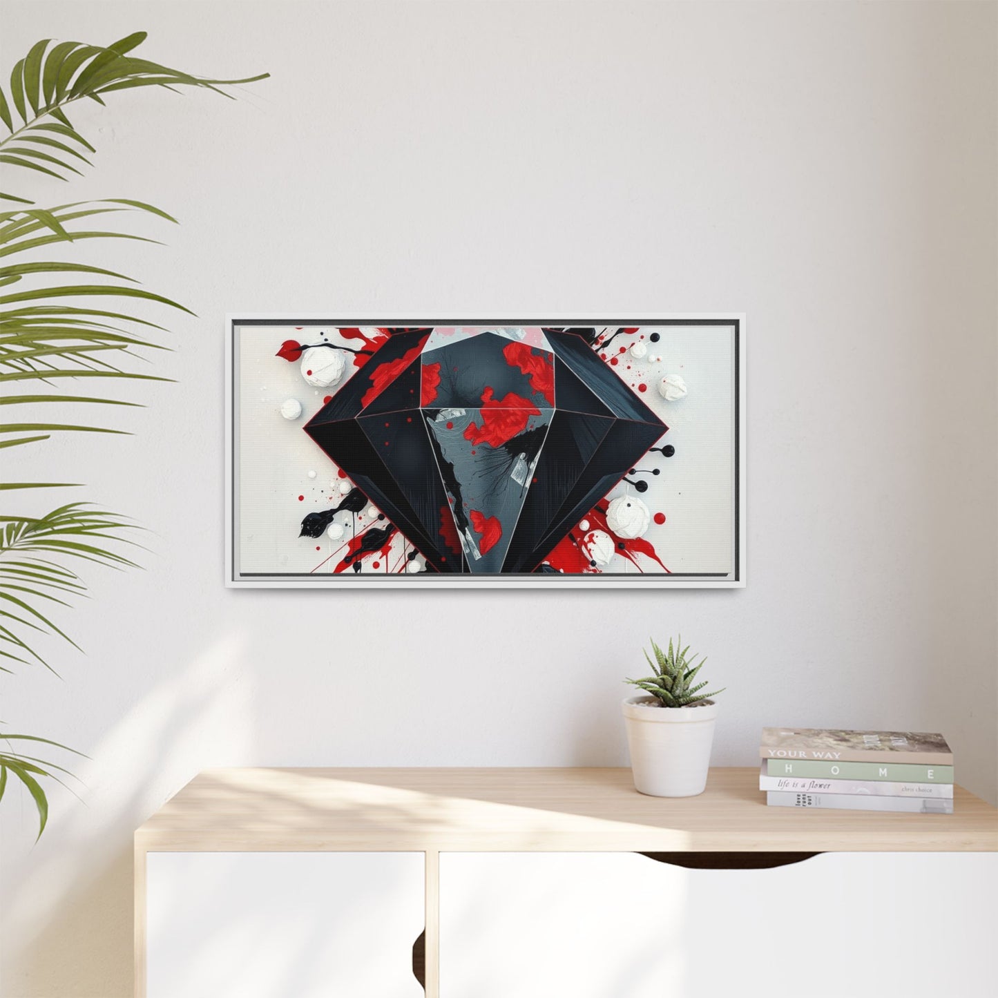 Matte Canvas, Framed (Multi-color)