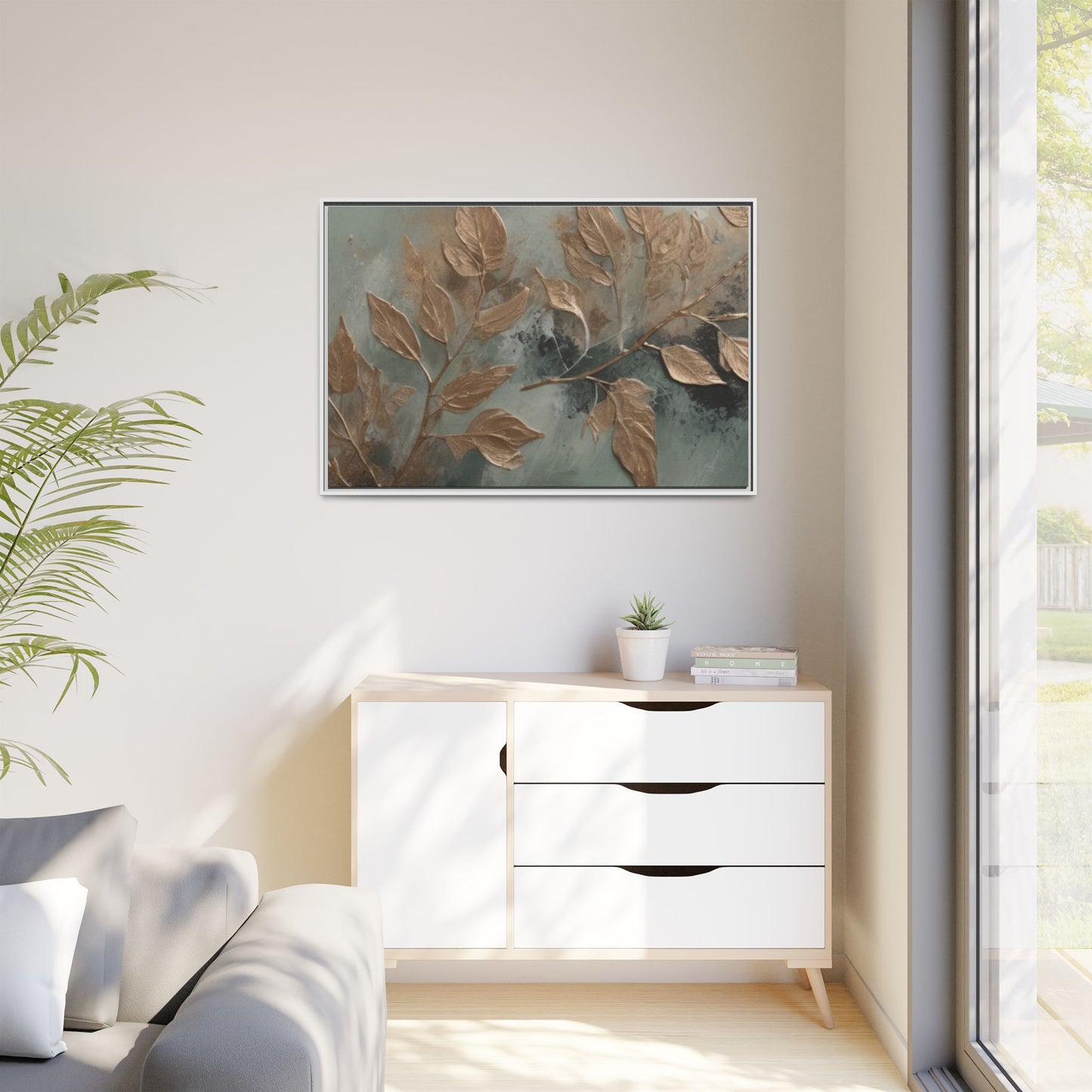 Matte Canvas, Framed (Multi-color)