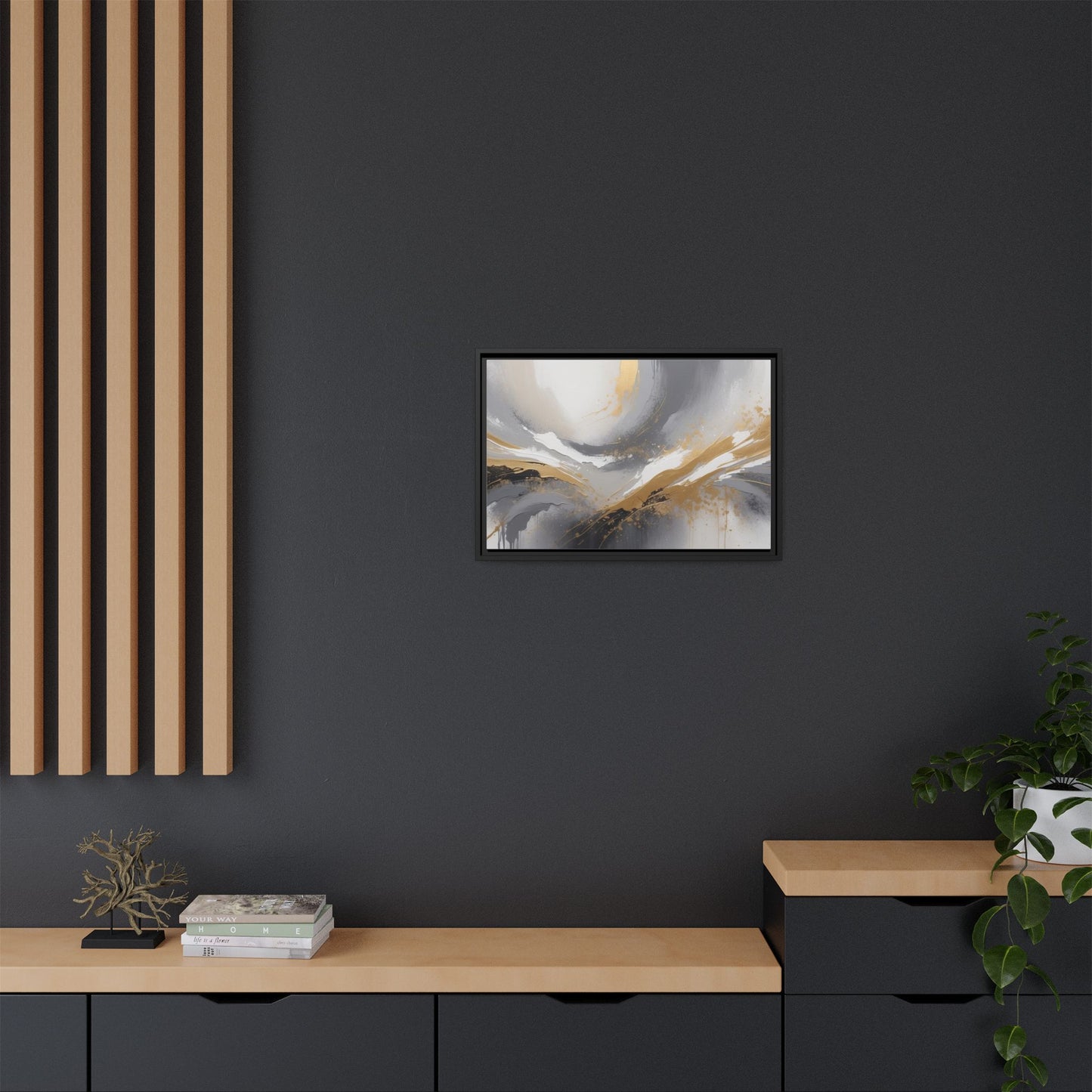 Matte Canvas, Framed (Multi-color)