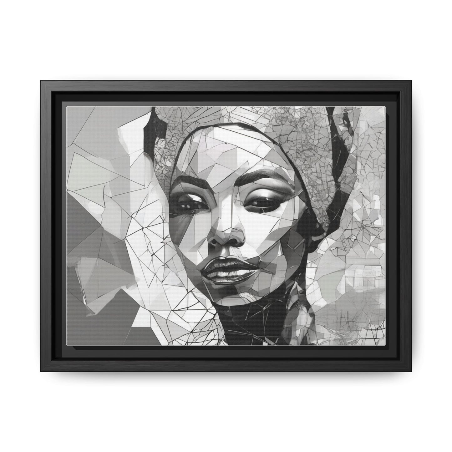 Fractured Grace: Portrait in Prism