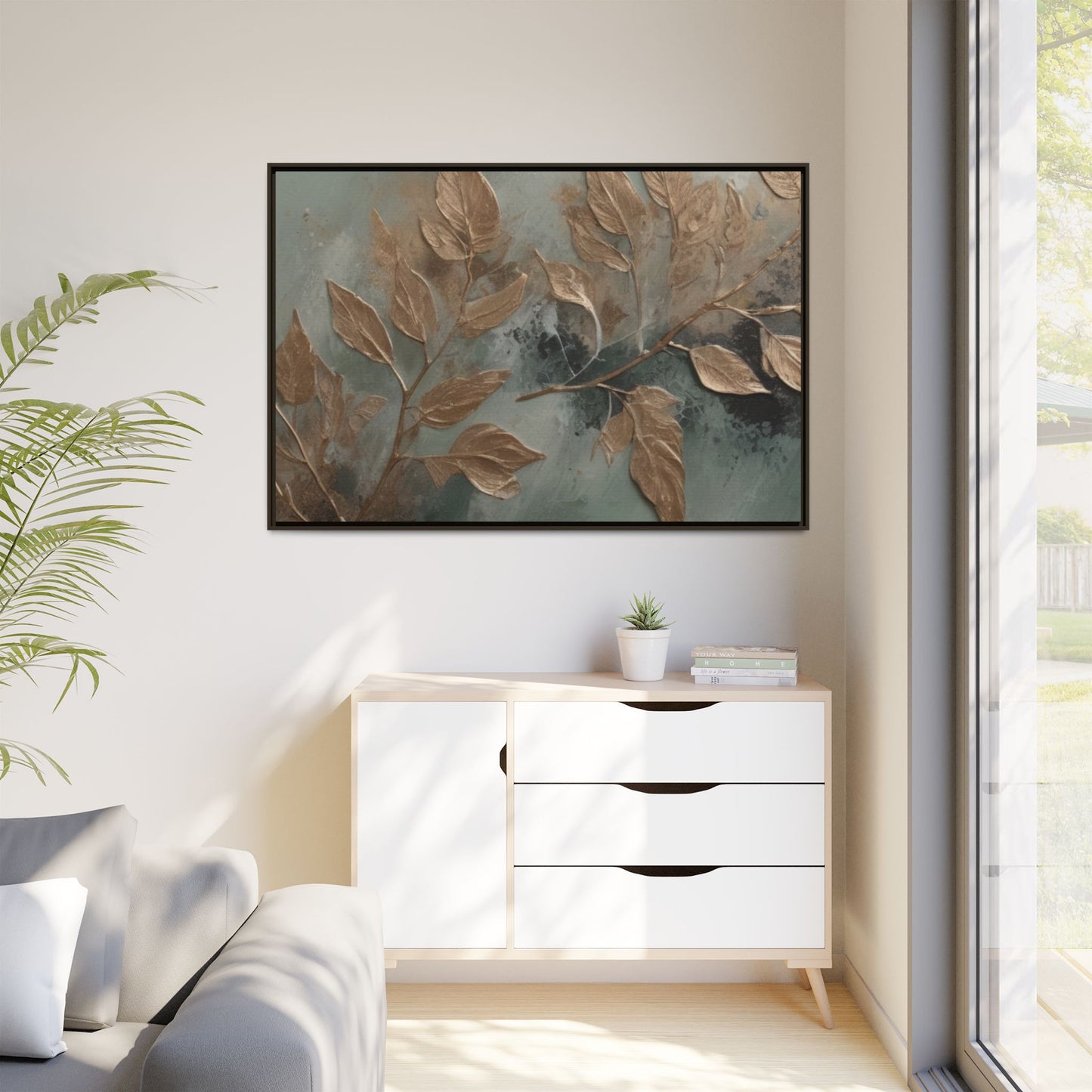 Matte Canvas, Framed (Multi-color)