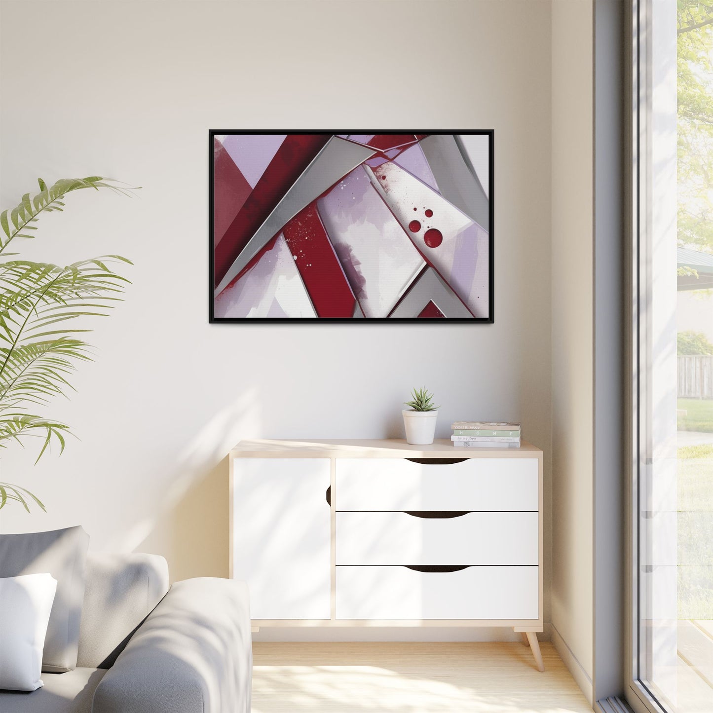 Matte Canvas, Framed (Multi-color)
