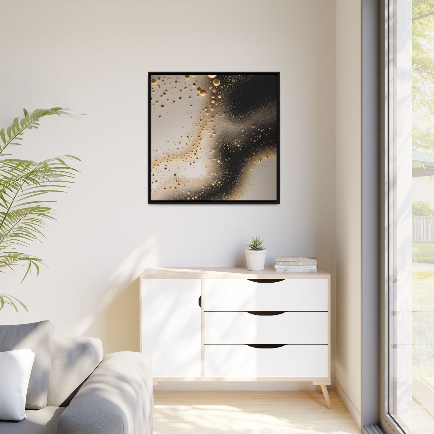 Matte Canvas, Framed (Multi-color)