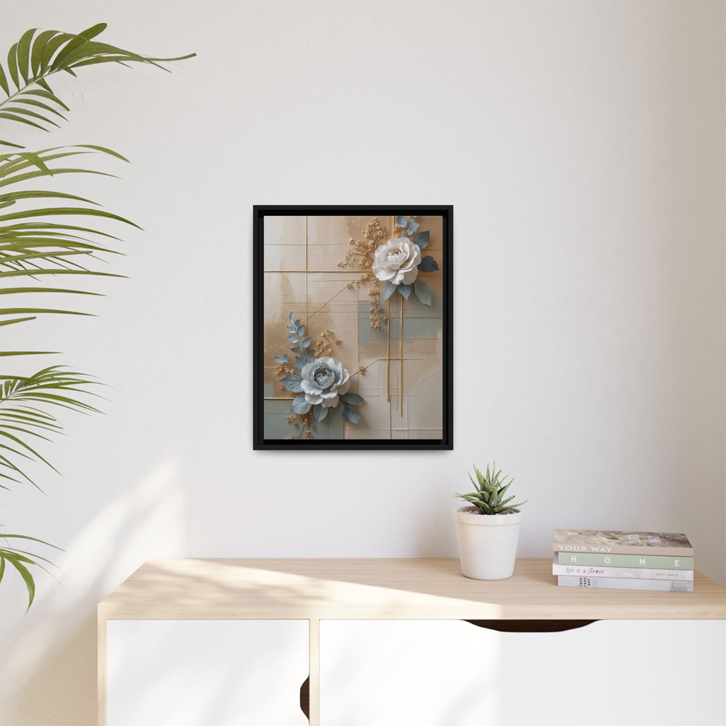 Matte Canvas, Framed (Multi-color)