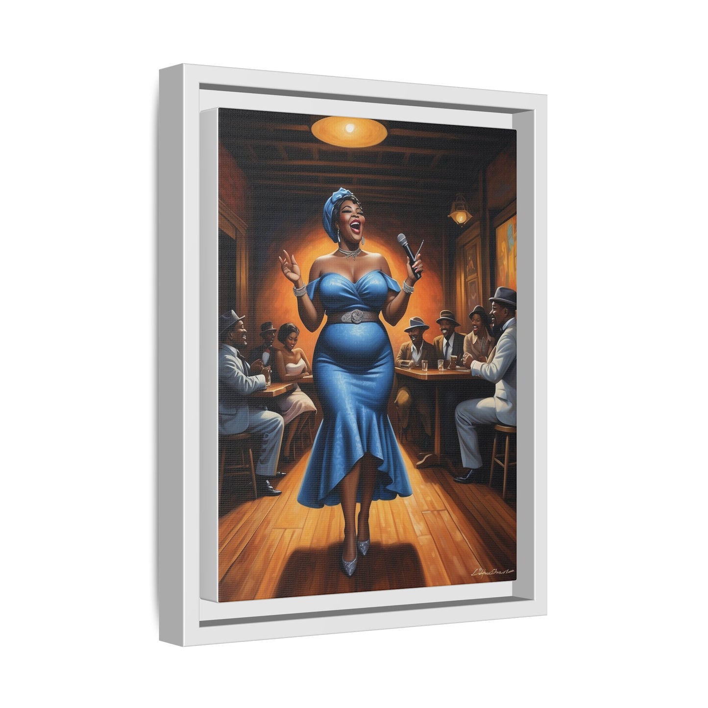 Matte Canvas, Framed (Multi-color)