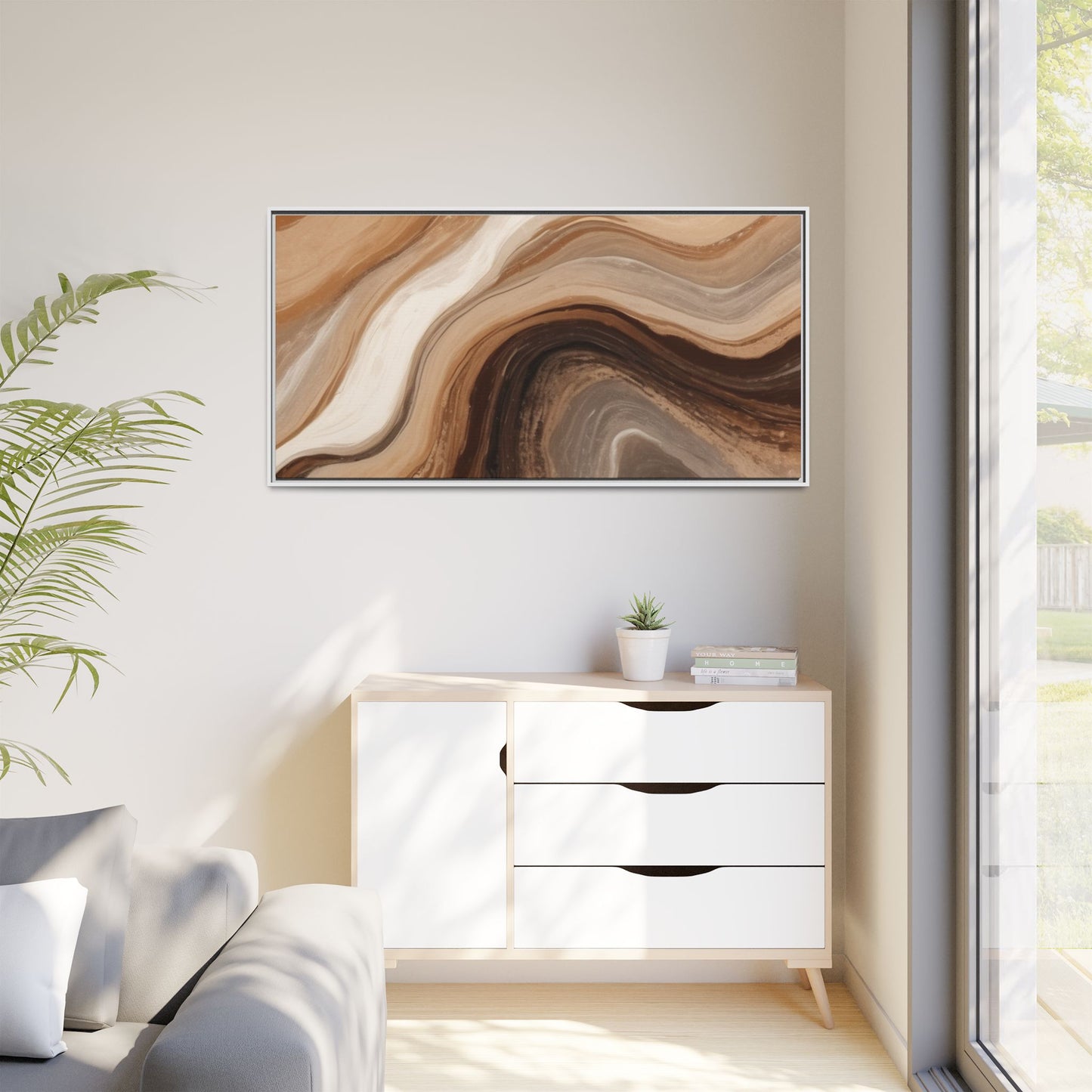 Matte Canvas, Framed (Multi-color)