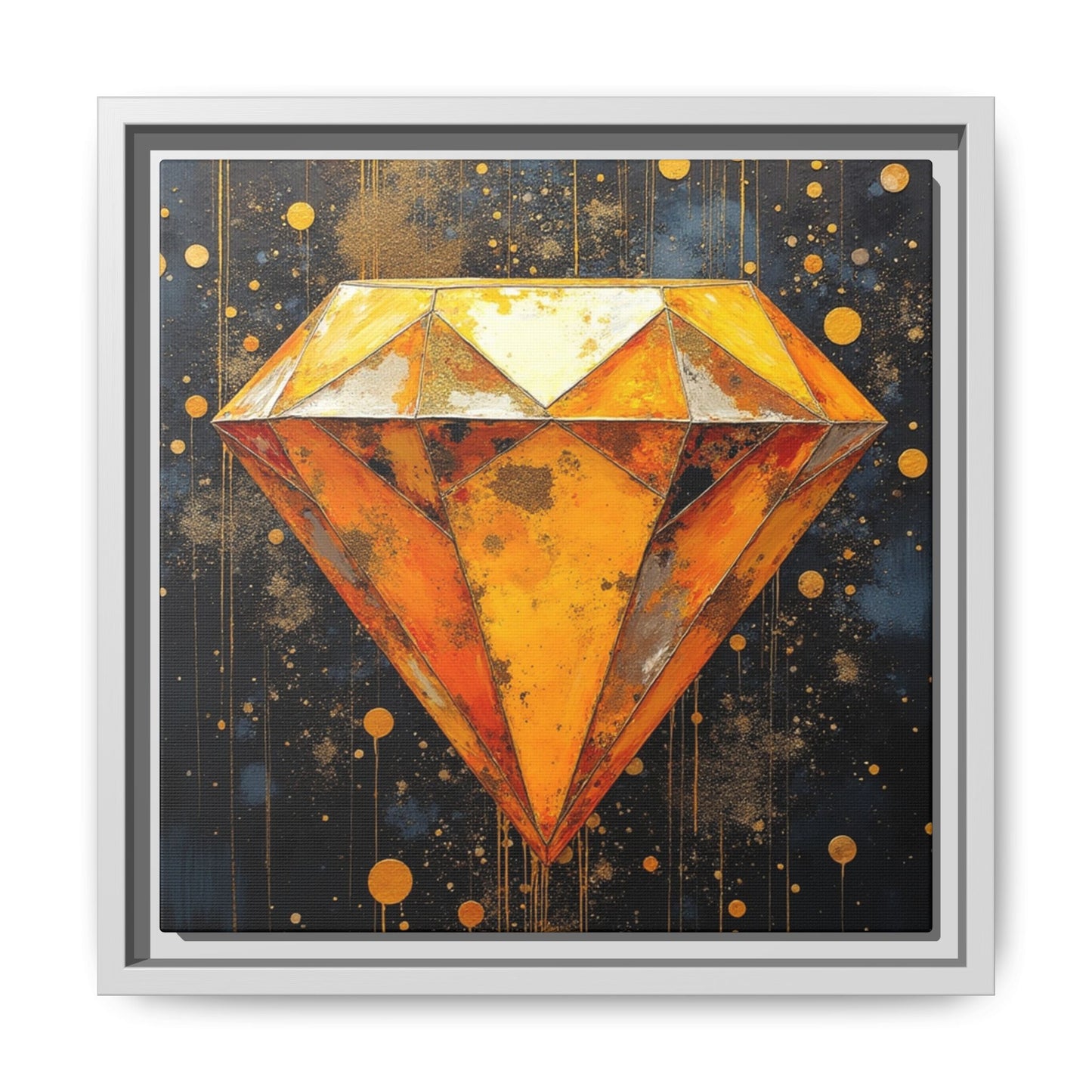Matte Canvas, Framed (Multi-color)