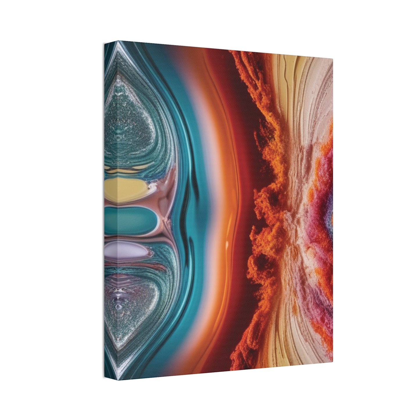 Stunning Abstract Canvas Art - 15" Stretched Wall Decor
