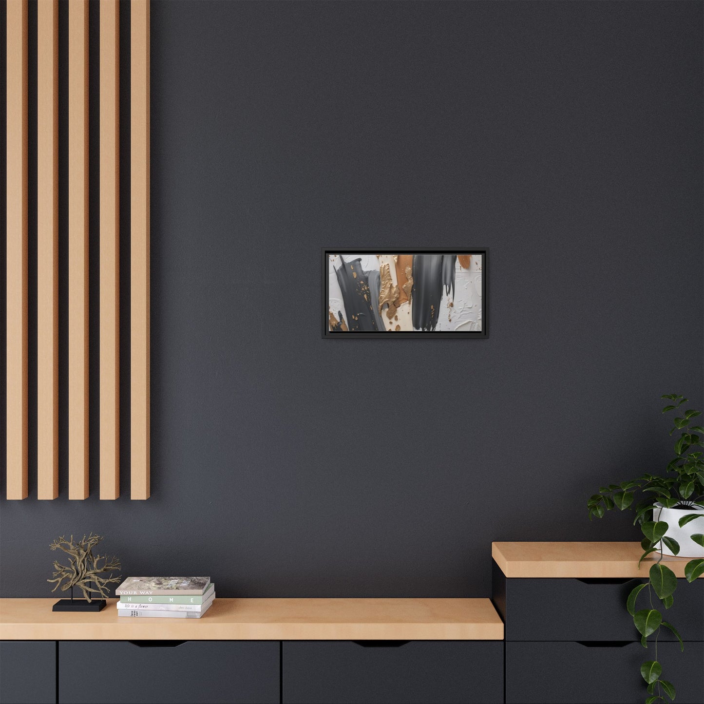 Matte Canvas, Framed (Multi-color)