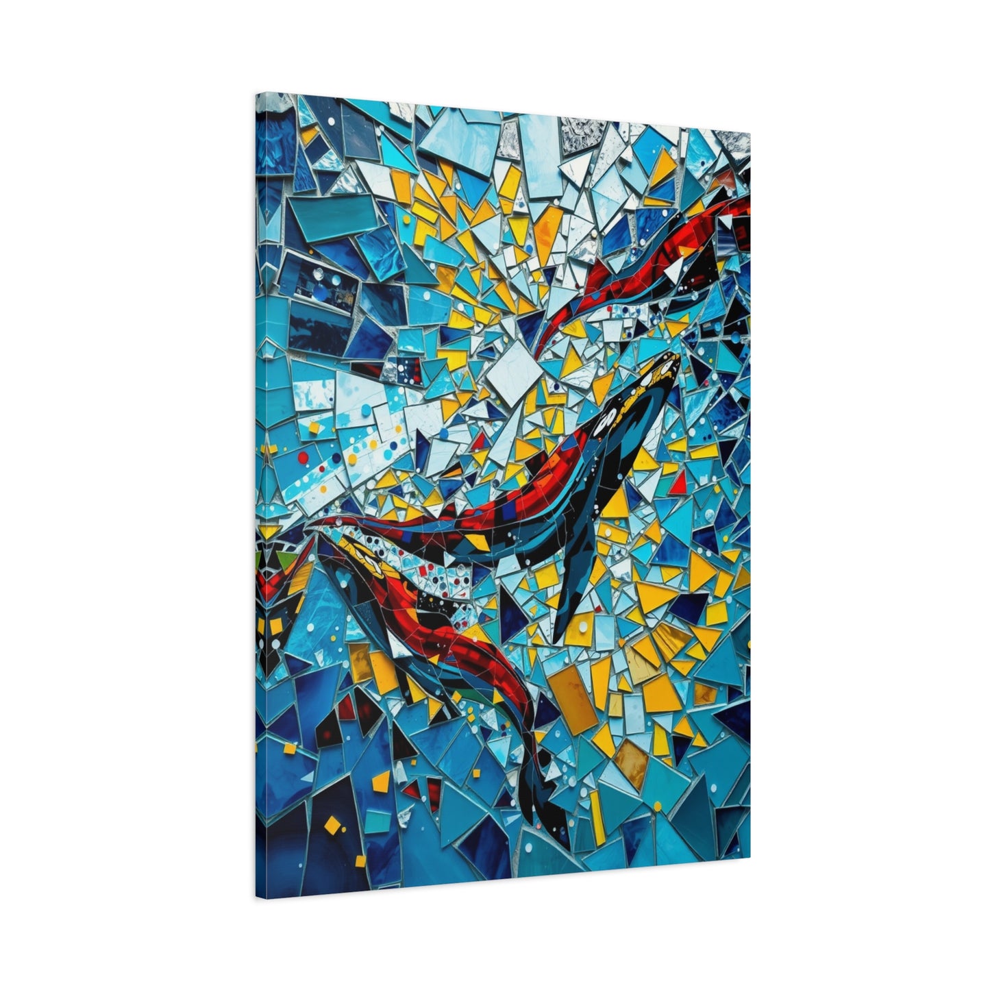 Tides of Glass: The Dance of Koi