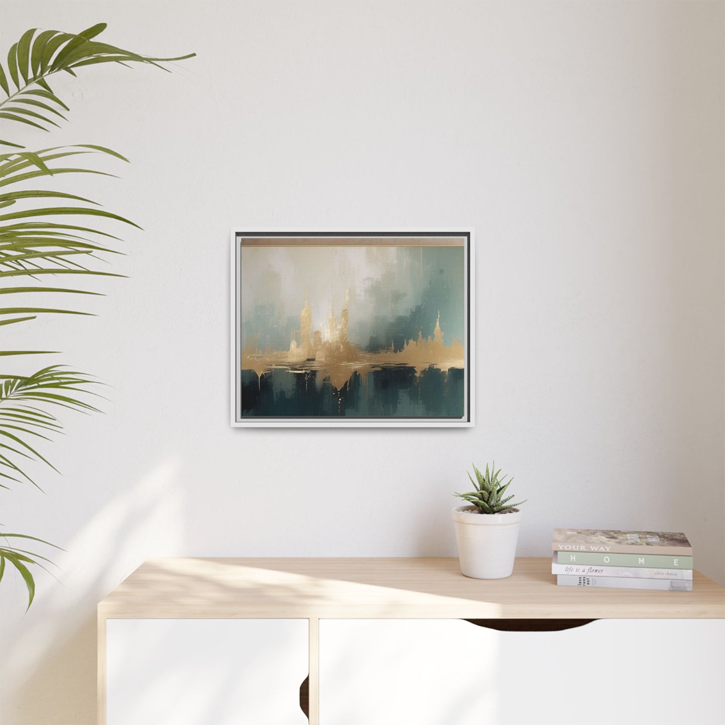 Matte Canvas, Framed (Multi-color)