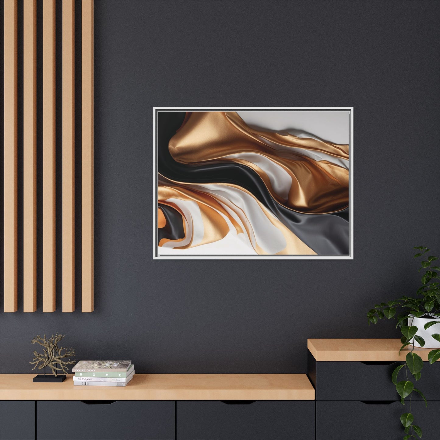 Matte Canvas, Framed (Multi-color)