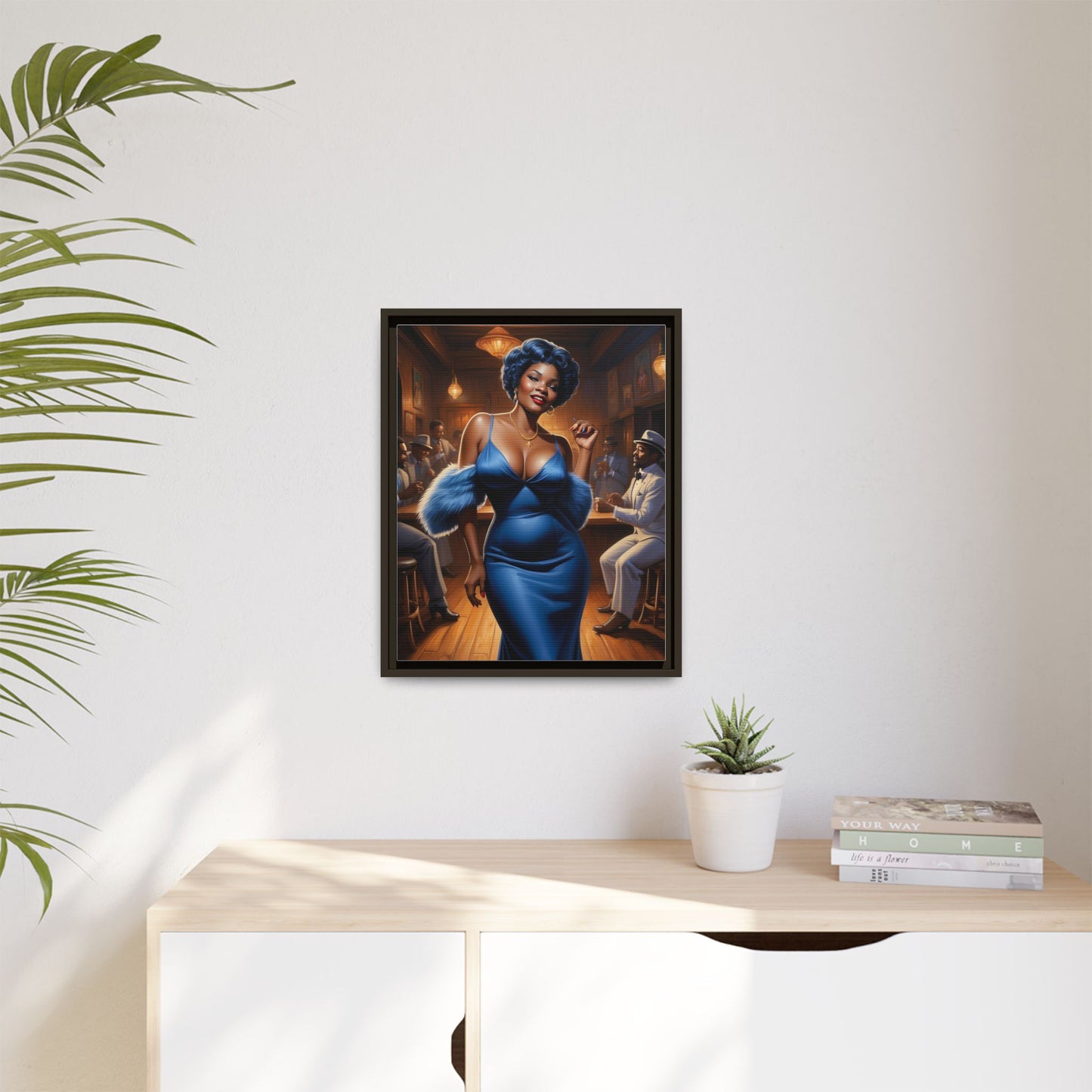 Matte Canvas, Framed (Multi-color)