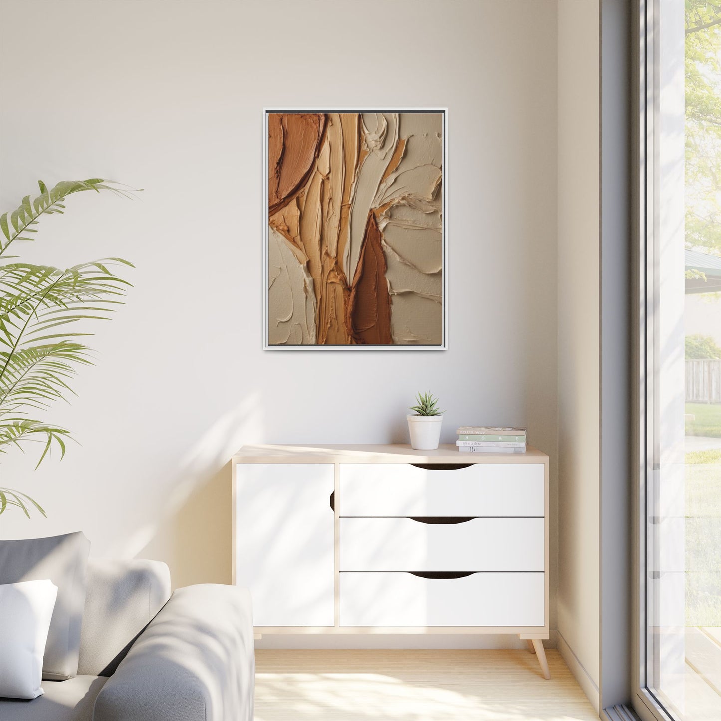 Matte Canvas, Framed (Multi-color)