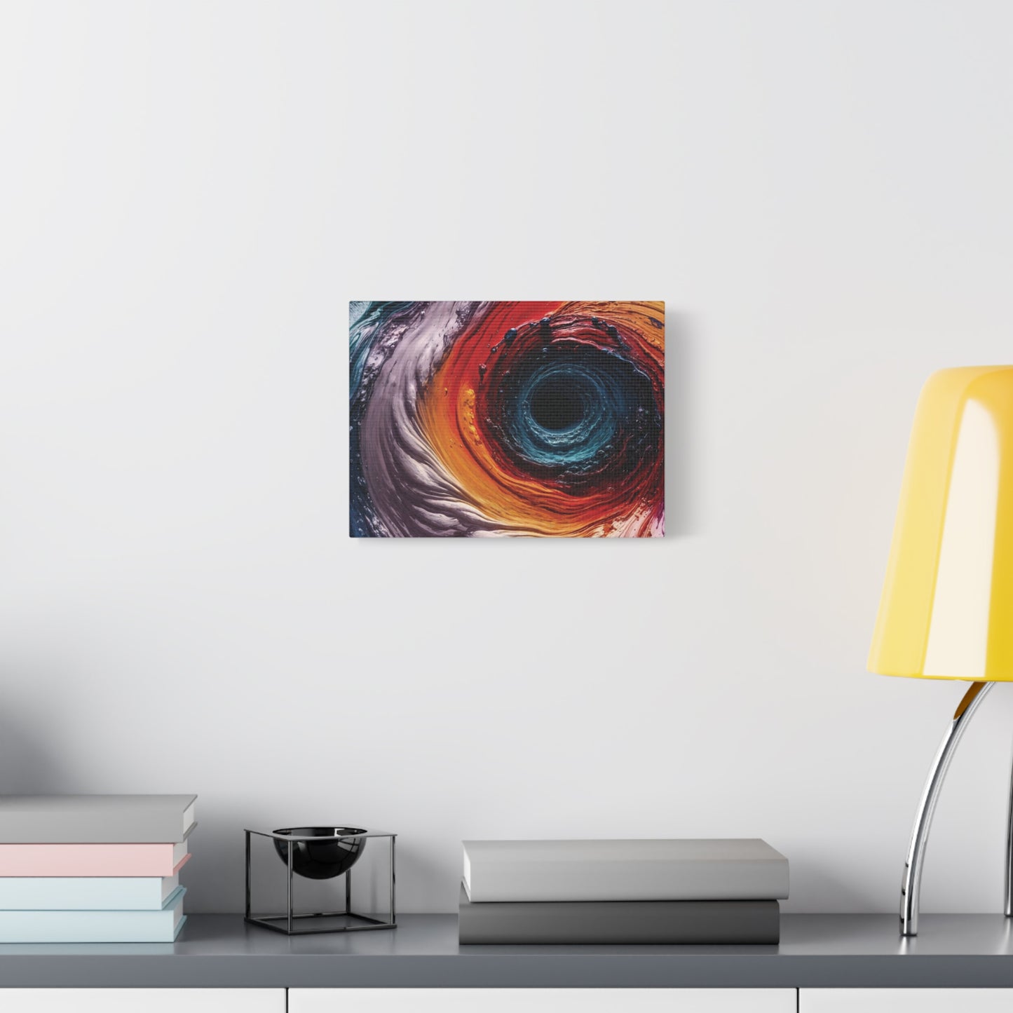 Vibrant Abstract Wall Art Canvas - Swirling Colors