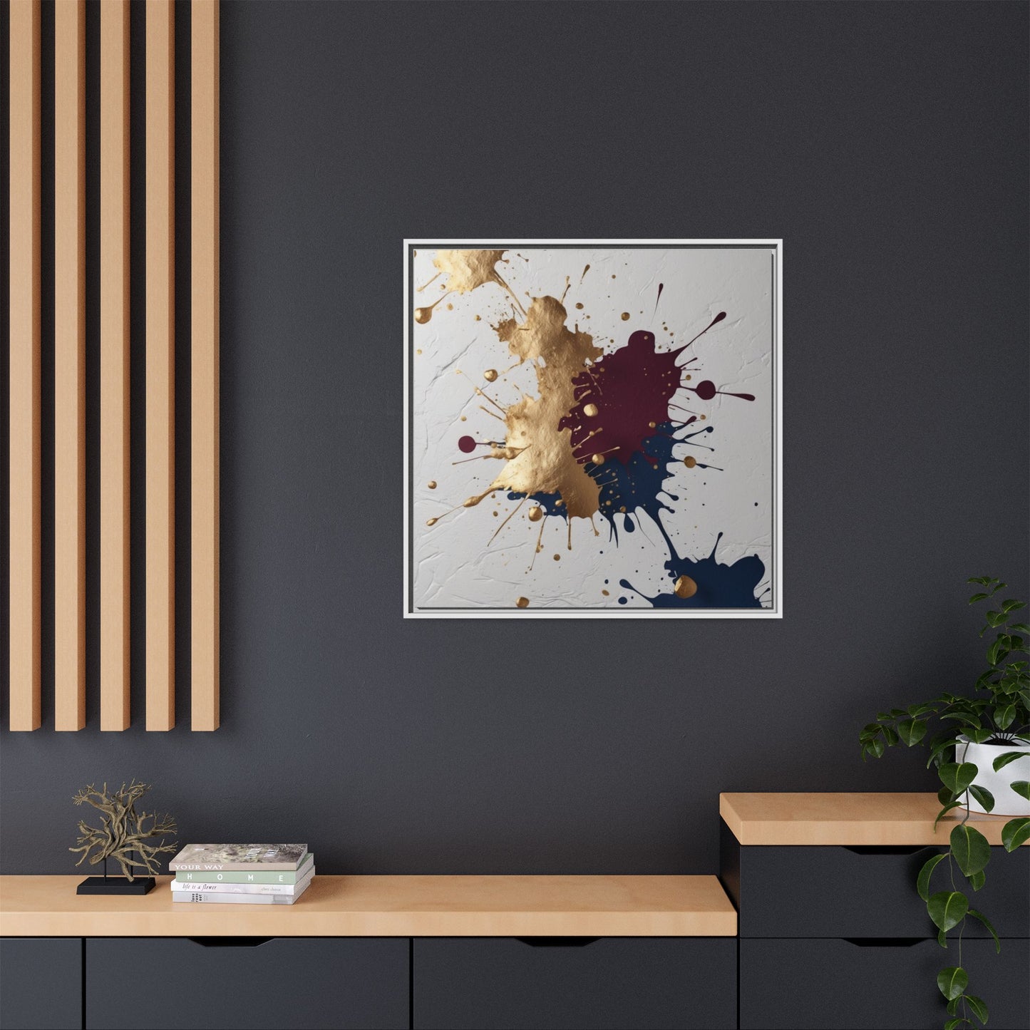Matte Canvas, Framed (Multi-color)