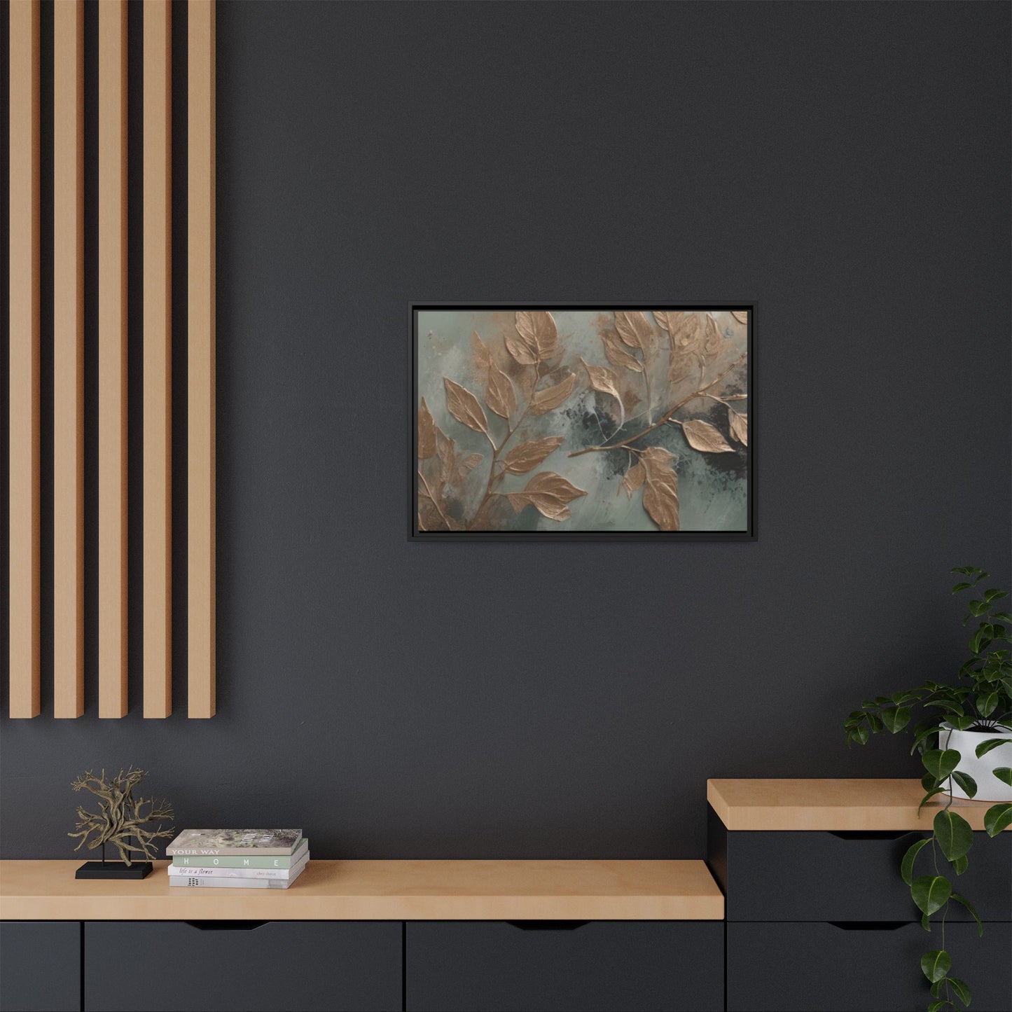 Matte Canvas, Framed (Multi-color)