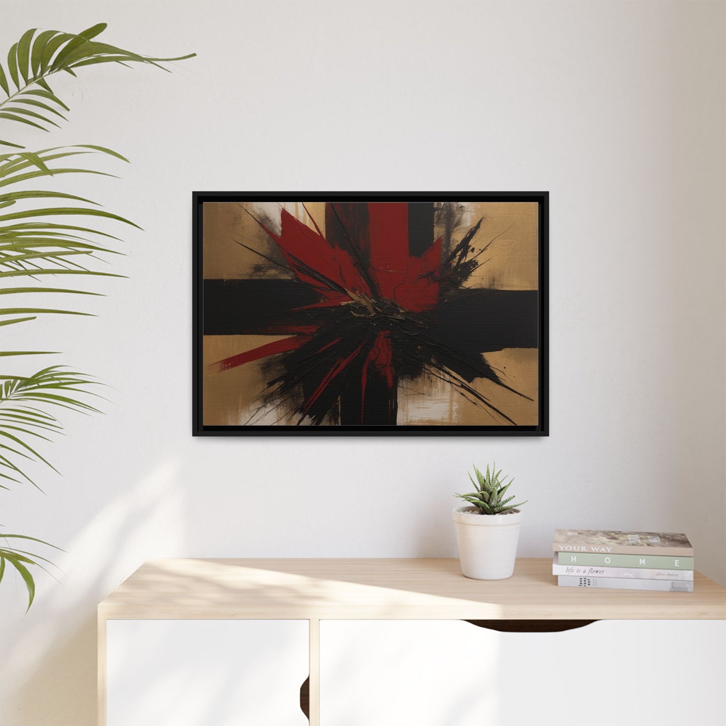 Matte Canvas, Framed (Multi-color)