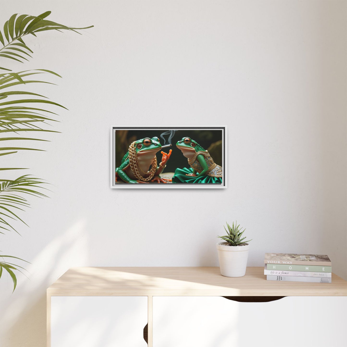 Matte Canvas, Framed (Multi-color)