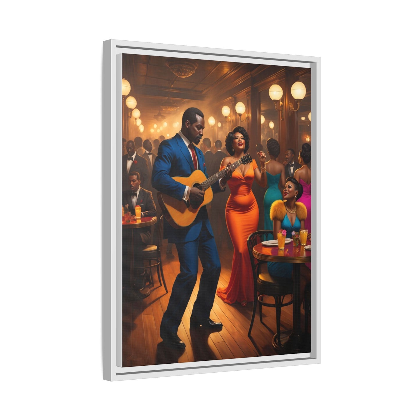 Matte Canvas, Framed (Multi-color)