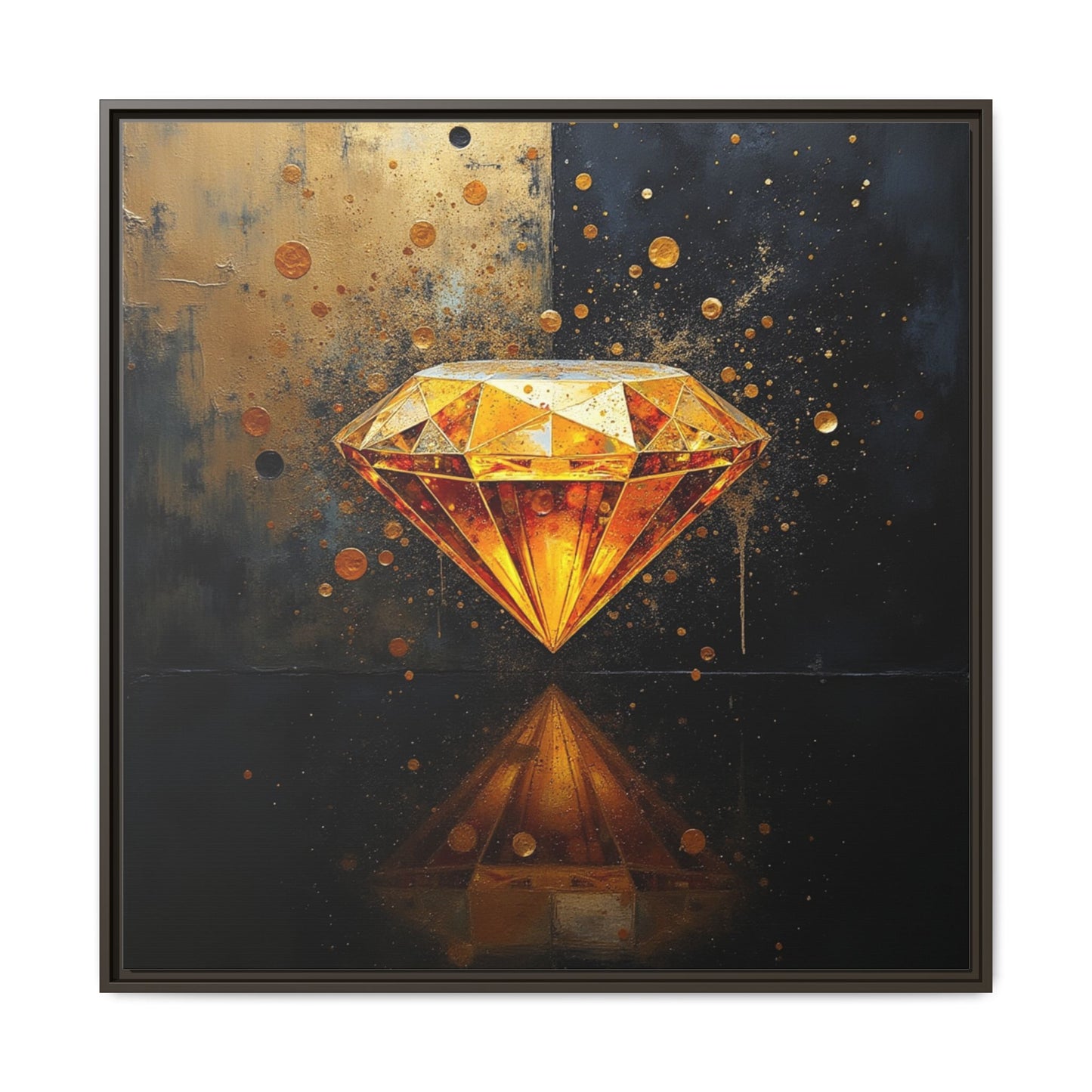 Matte Canvas, Framed (Multi-color)