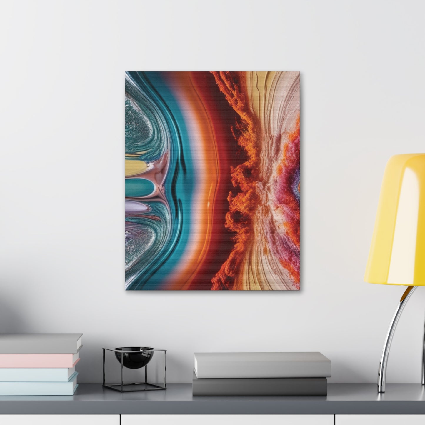 Stunning Abstract Canvas Art - 15" Stretched Wall Decor