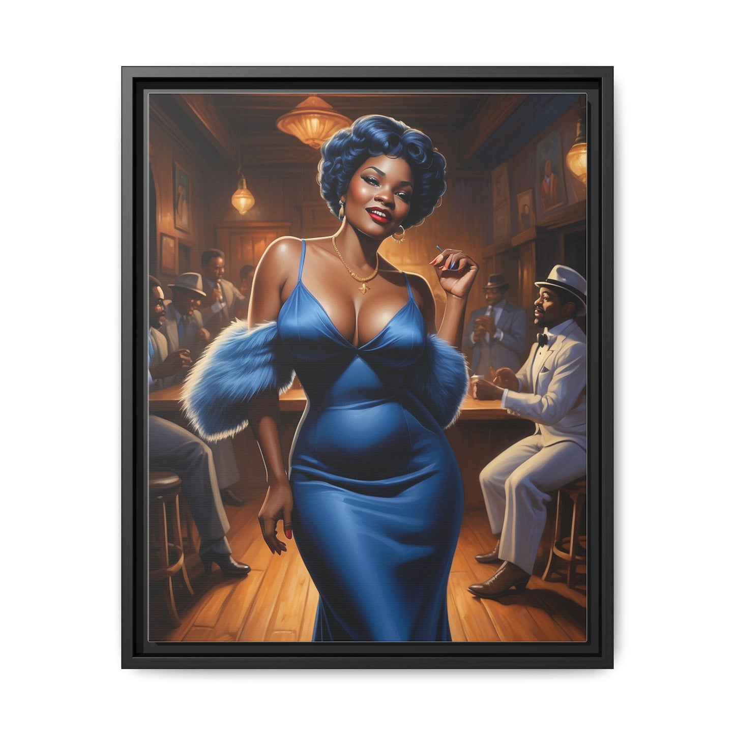 Matte Canvas, Framed (Multi-color)