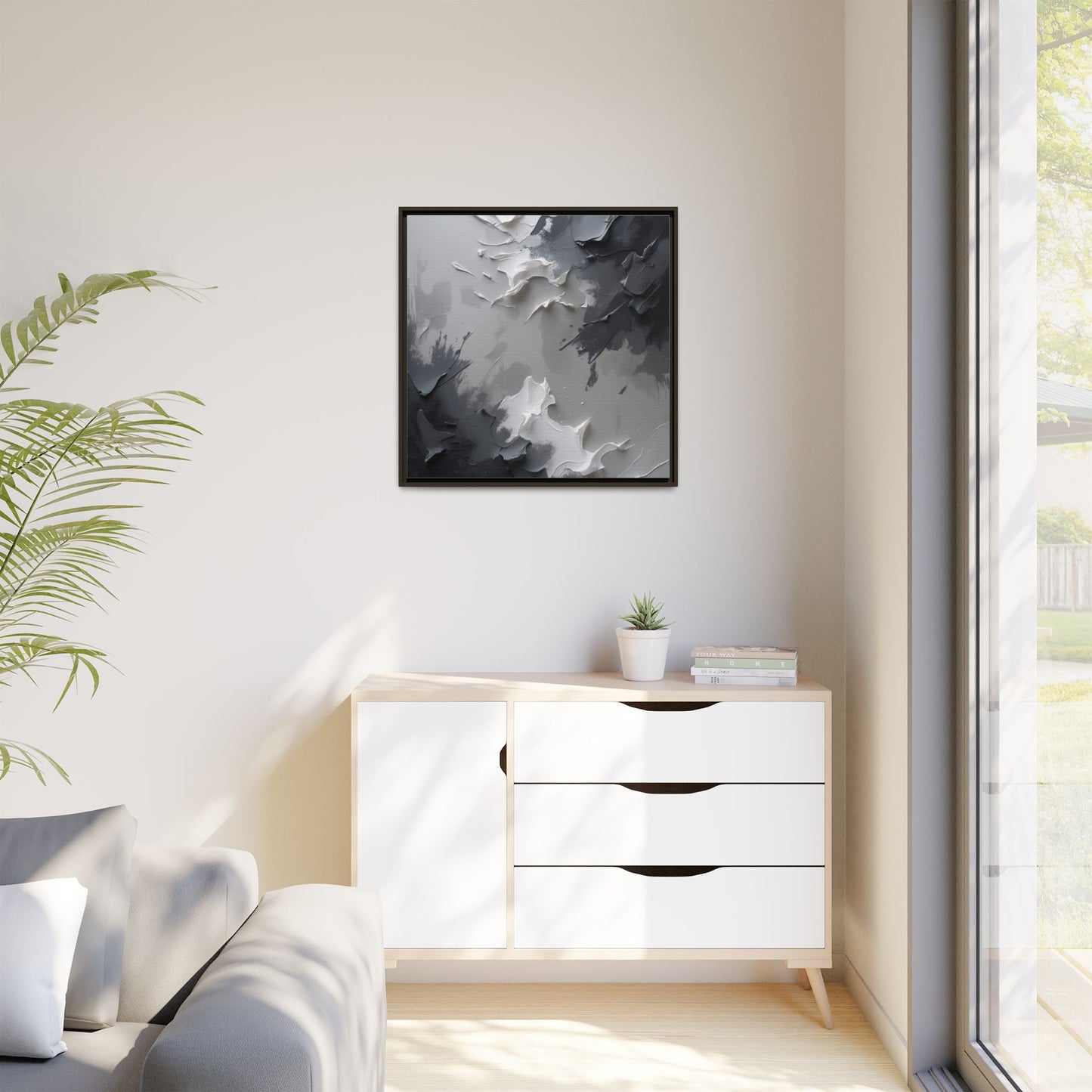 Matte Canvas, Framed (Multi-color)