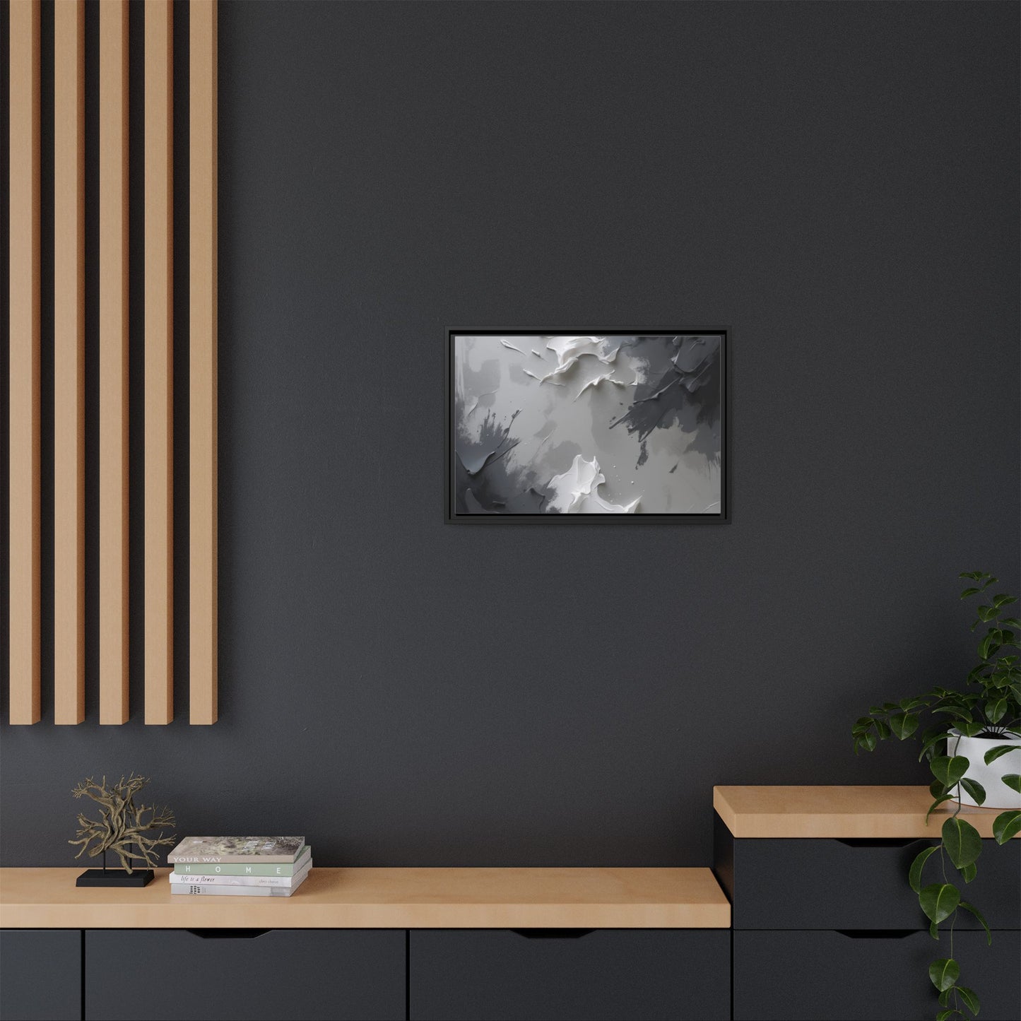 Matte Canvas, Framed (Multi-color)
