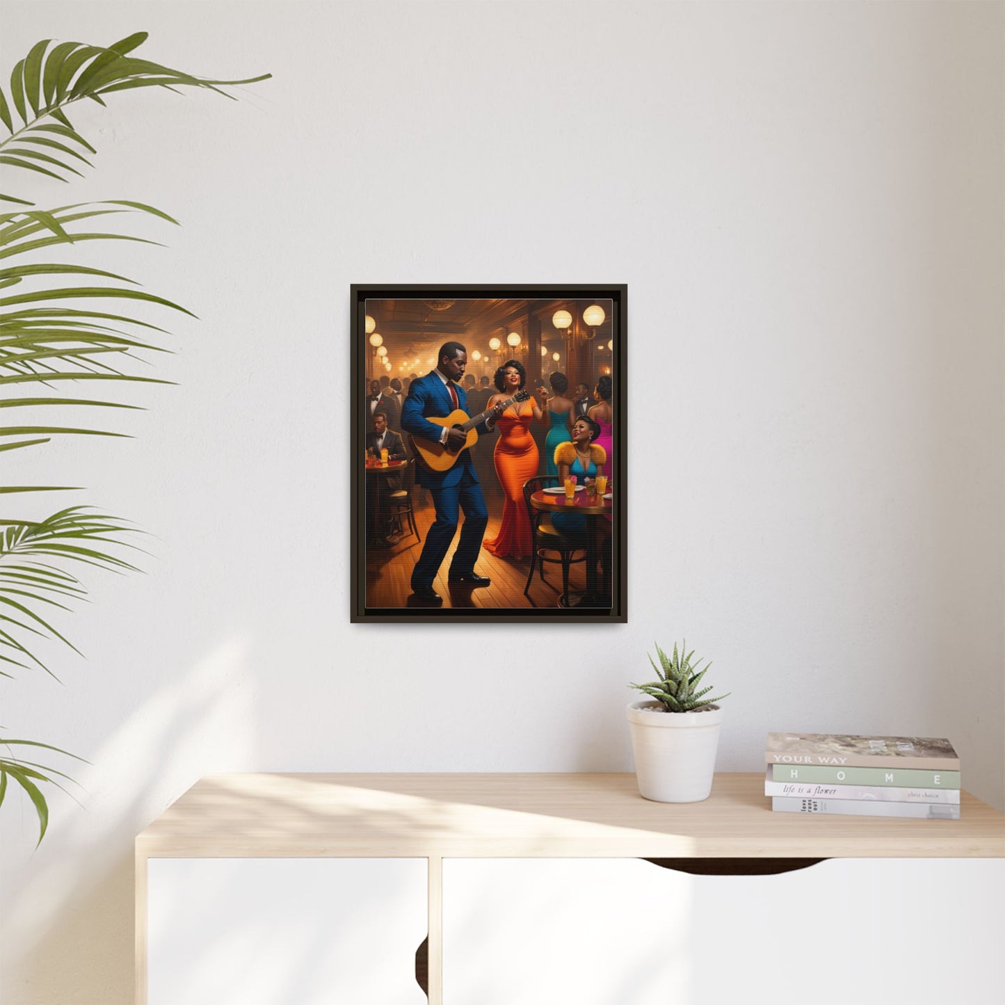 Matte Canvas, Framed (Multi-color)