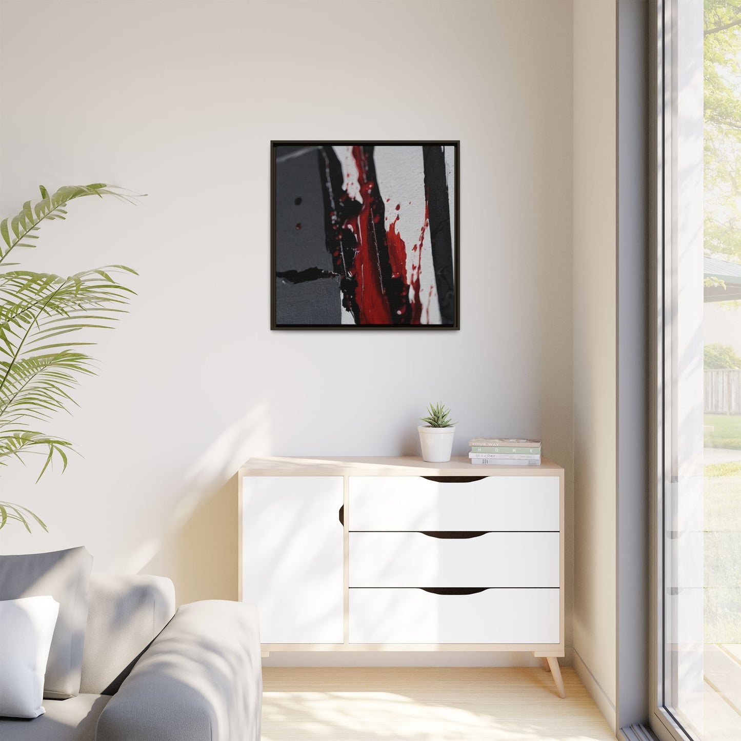Matte Canvas, Framed (Multi-color)