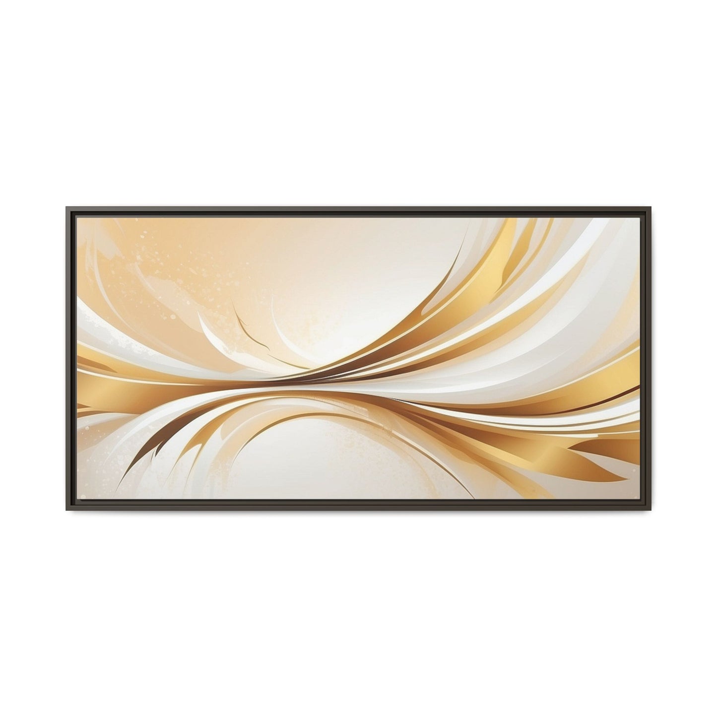 Modern Abstract Wall Art - Framed Matte Canvas Decor