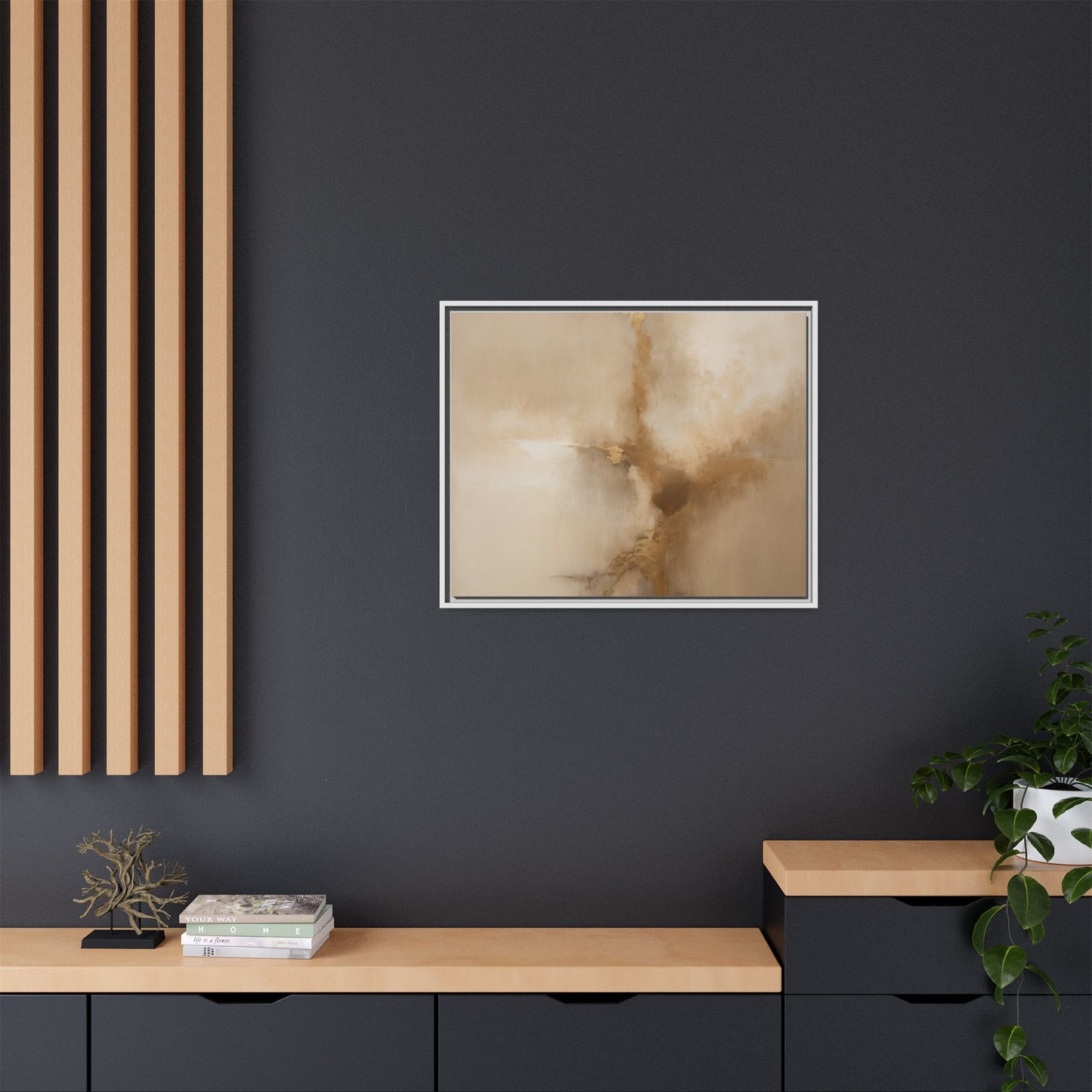 Matte Canvas, Framed (Multi-color)