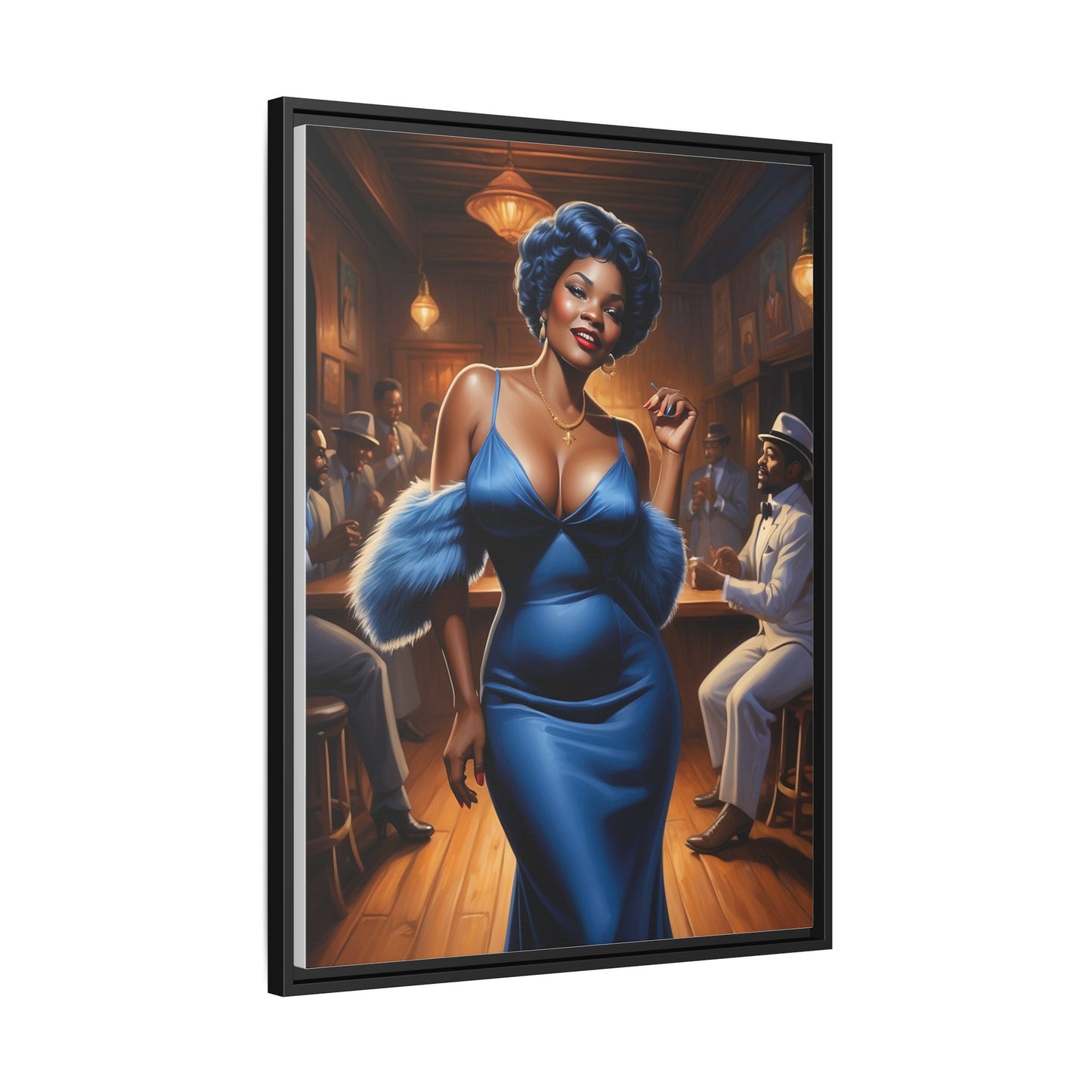 Matte Canvas, Framed (Multi-color)