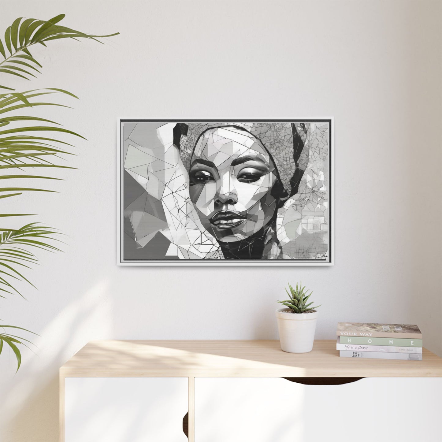 Fractured Grace: Portrait in Prism