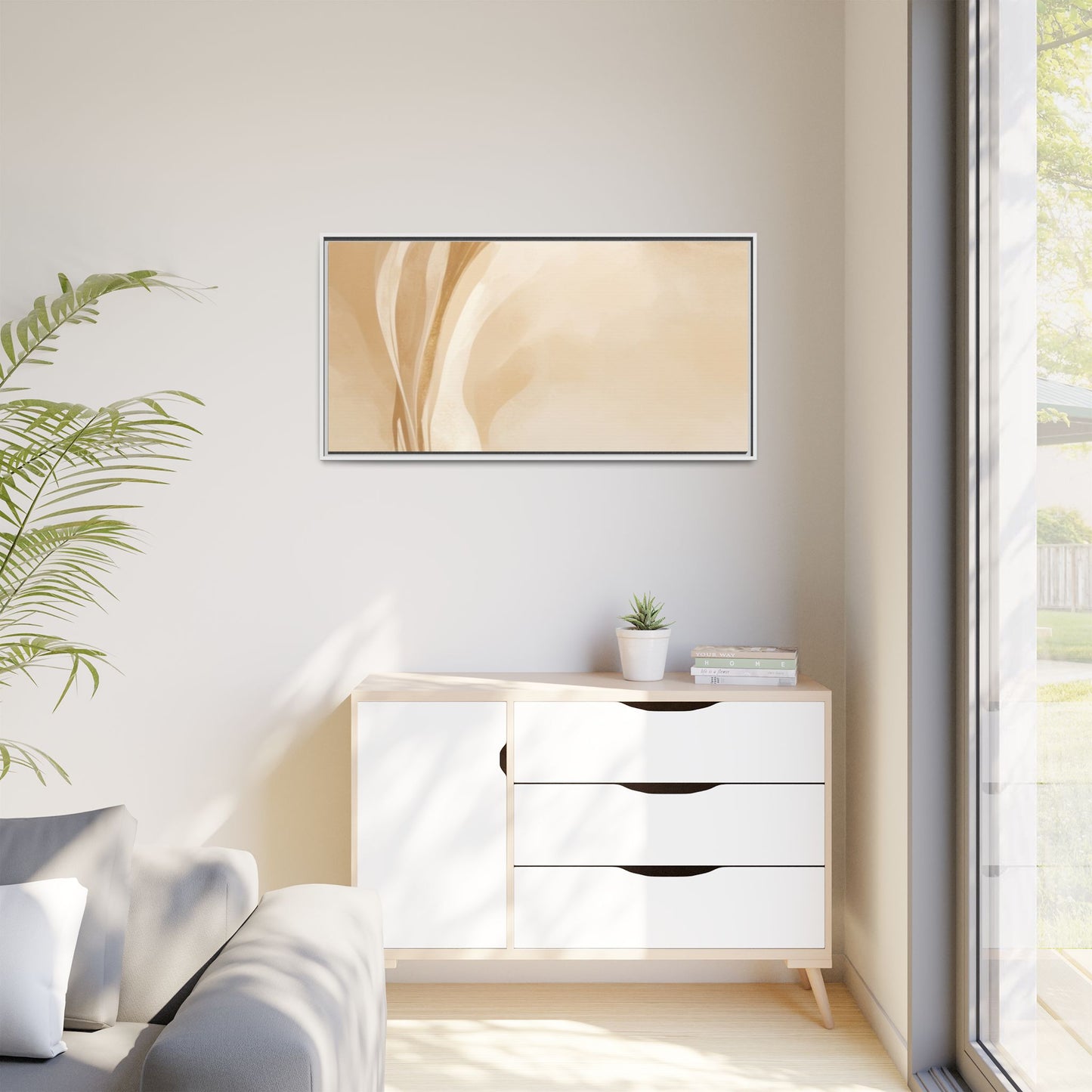 Matte Canvas, Framed (Multi-color)