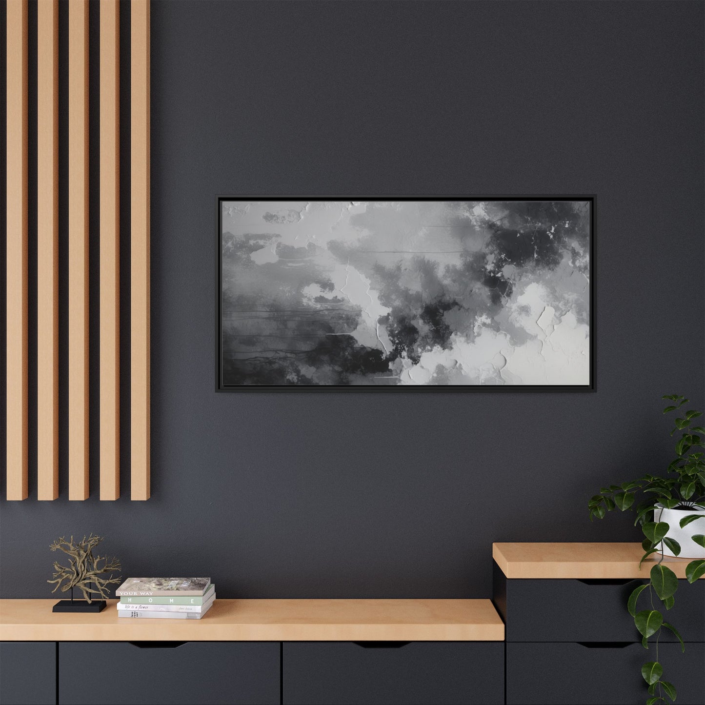 Matte Canvas, Framed (Multi-color)