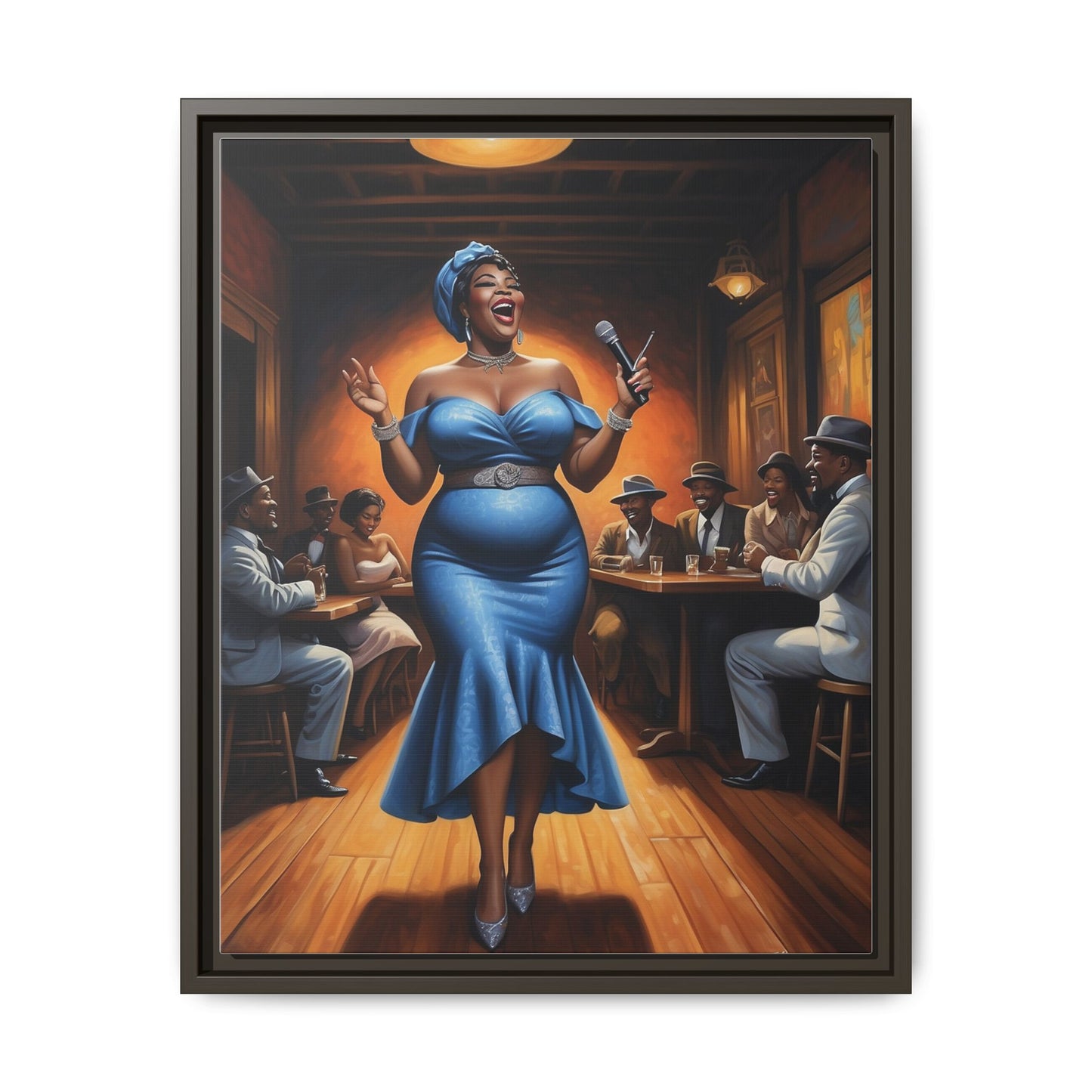 Matte Canvas, Framed (Multi-color)