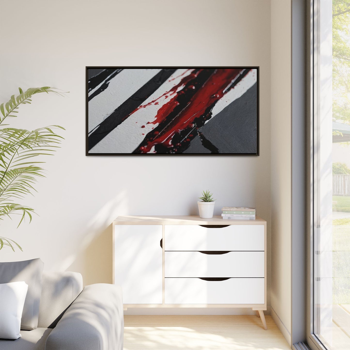 Matte Canvas, Framed (Multi-color)