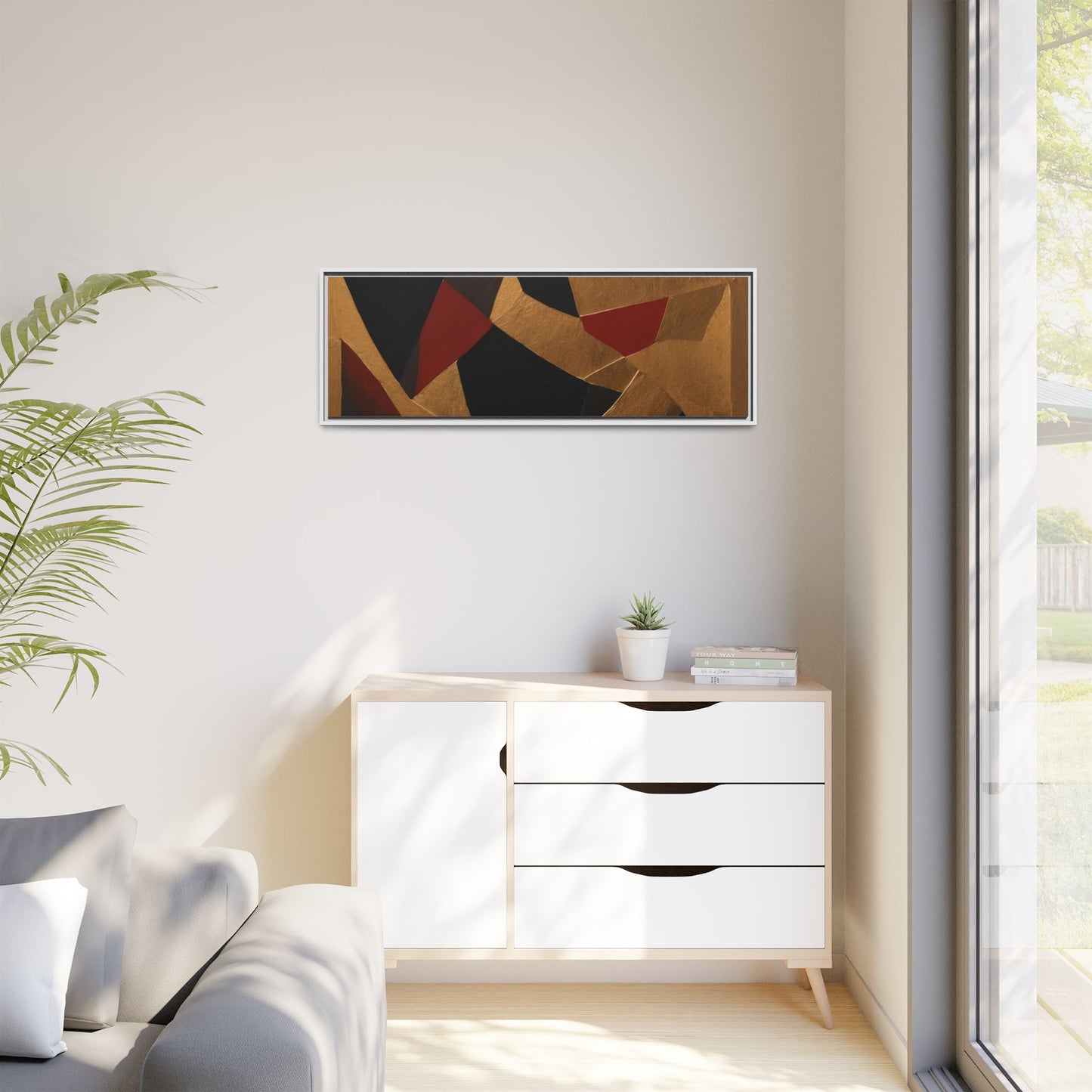 Matte Canvas, Framed (Multi-color)