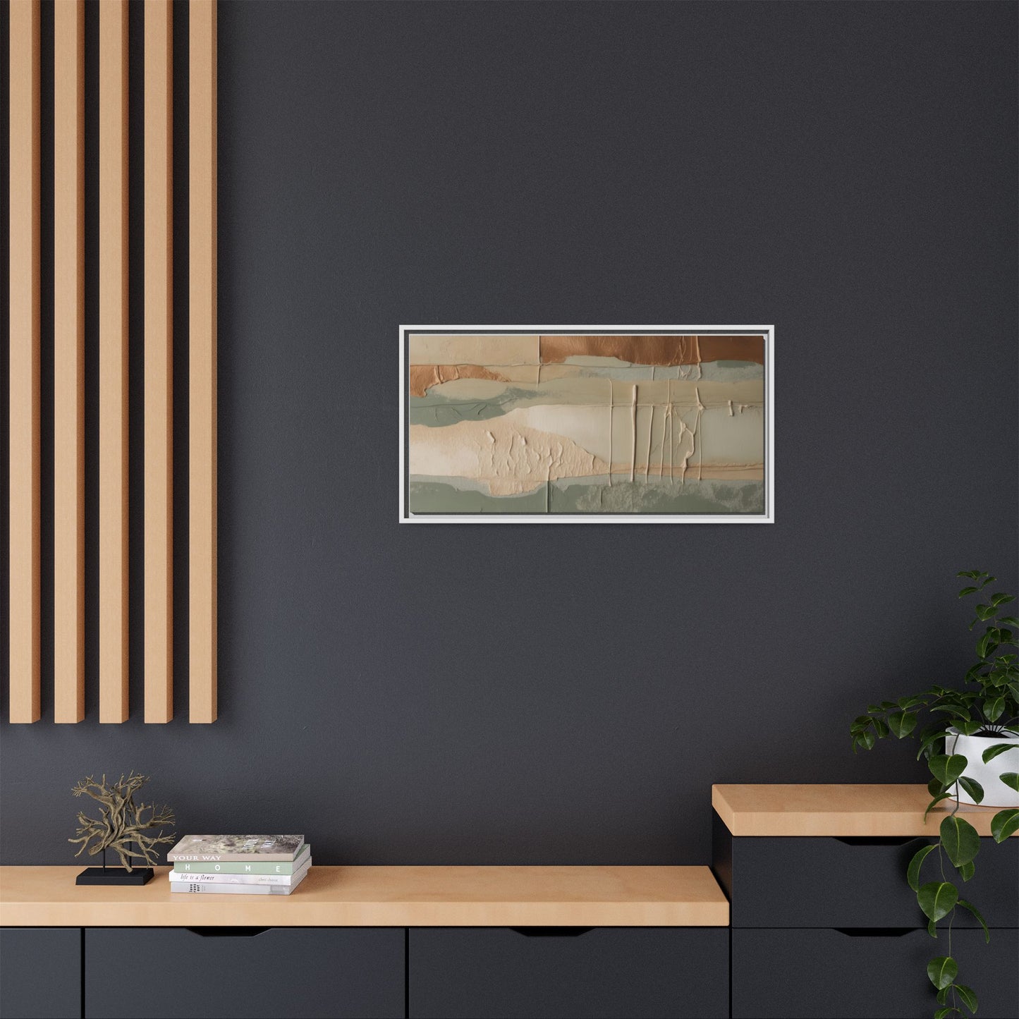 Matte Canvas, Framed (Multi-color)