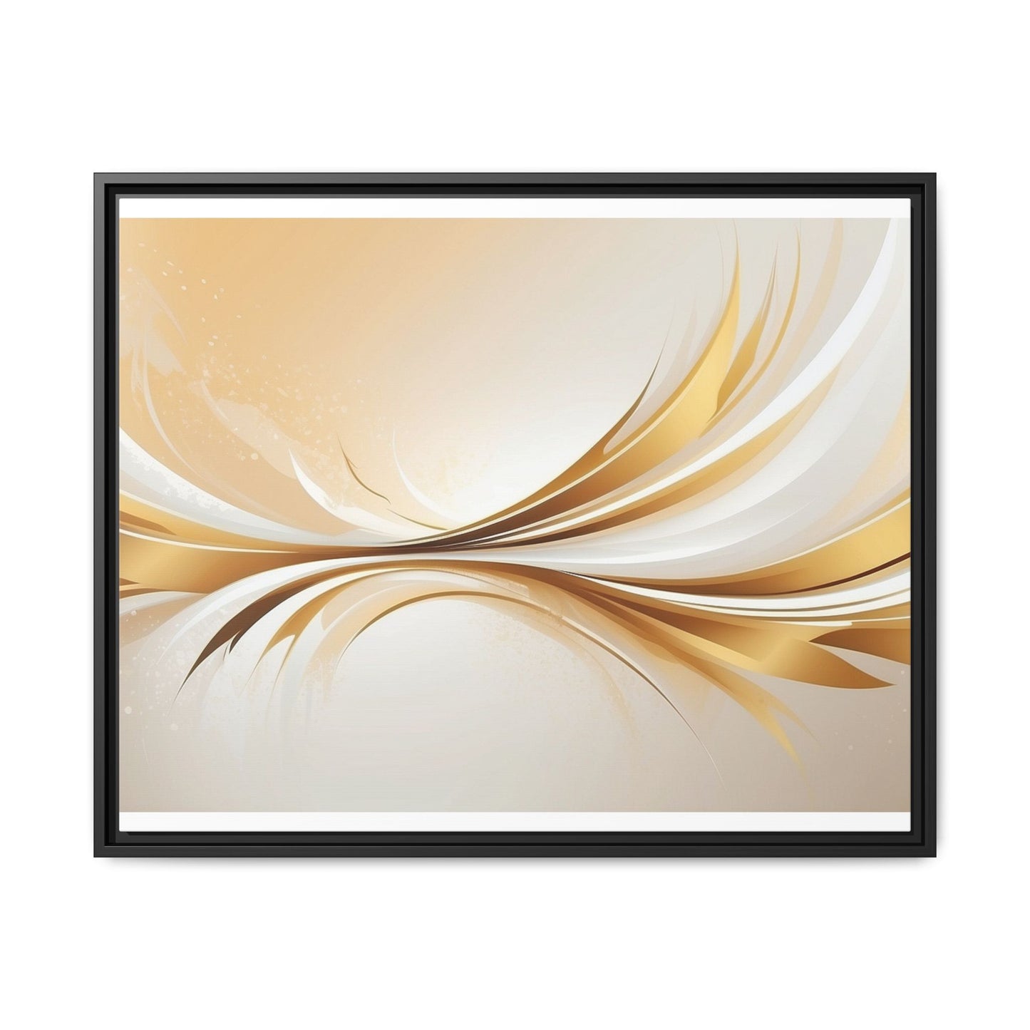 Modern Abstract Wall Art - Framed Matte Canvas Decor