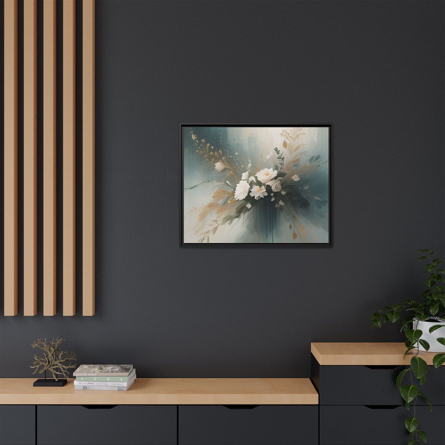 Matte Canvas, Framed (Multi-color)