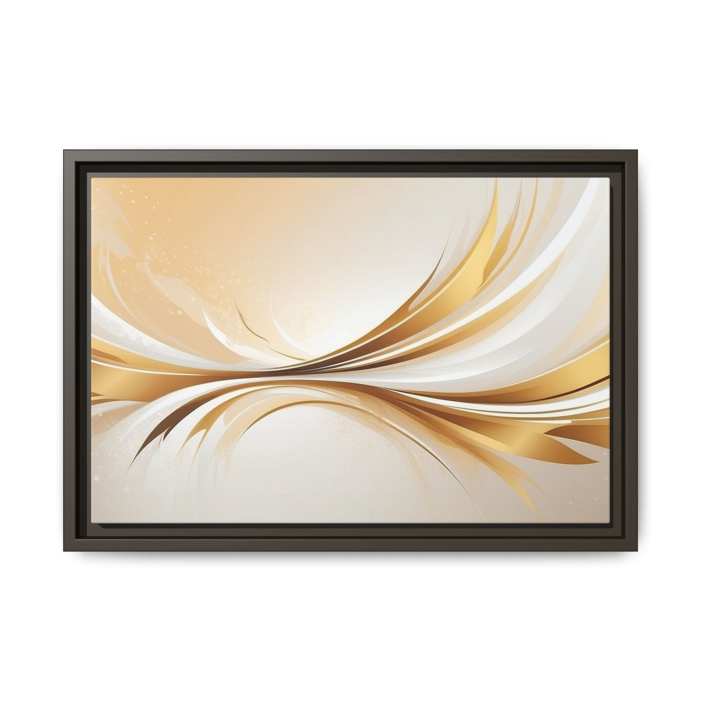 Modern Abstract Wall Art - Framed Matte Canvas Decor