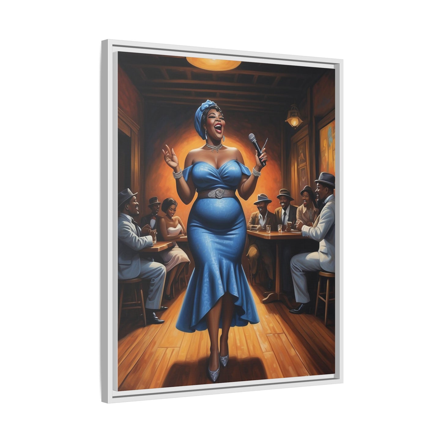 Matte Canvas, Framed (Multi-color)