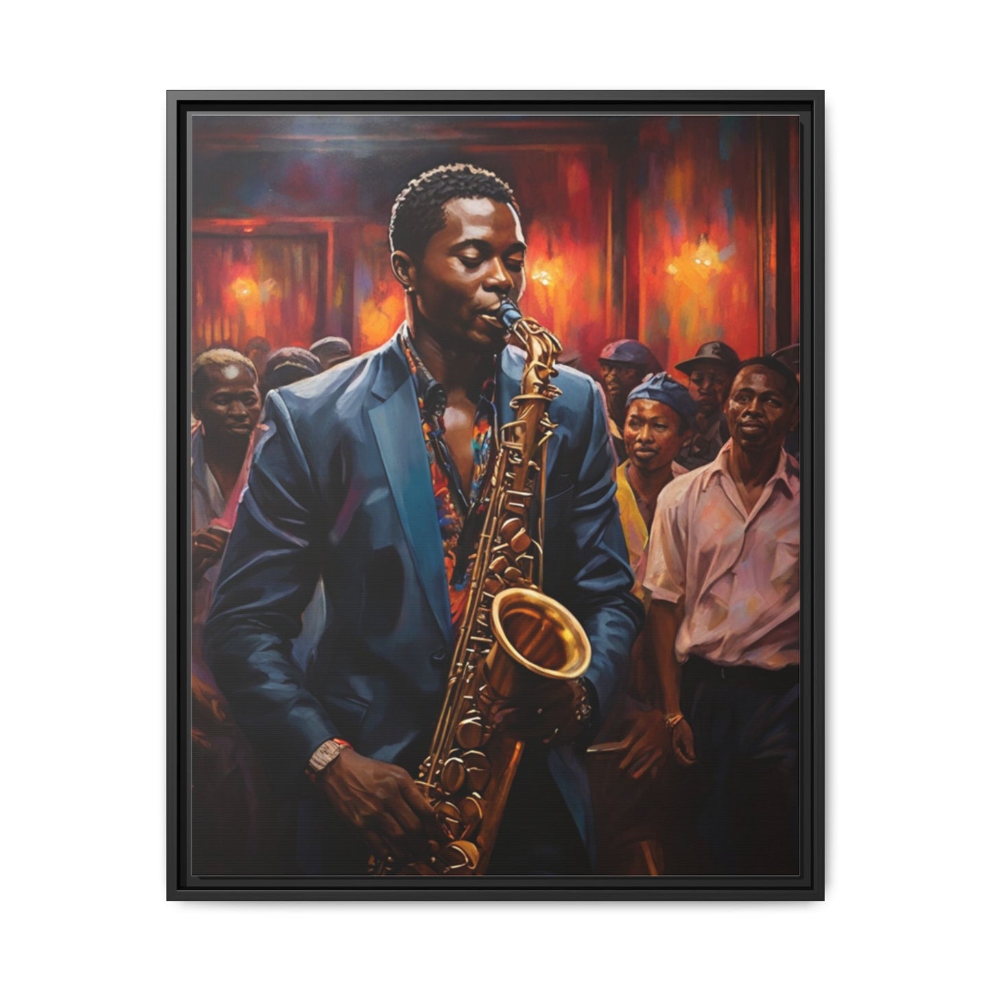 Matte Canvas, Framed (Multi-color)