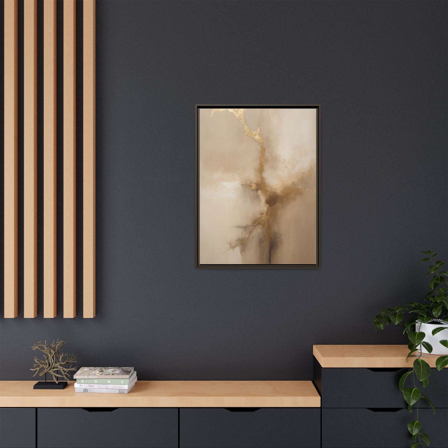 Matte Canvas, Framed (Multi-color)